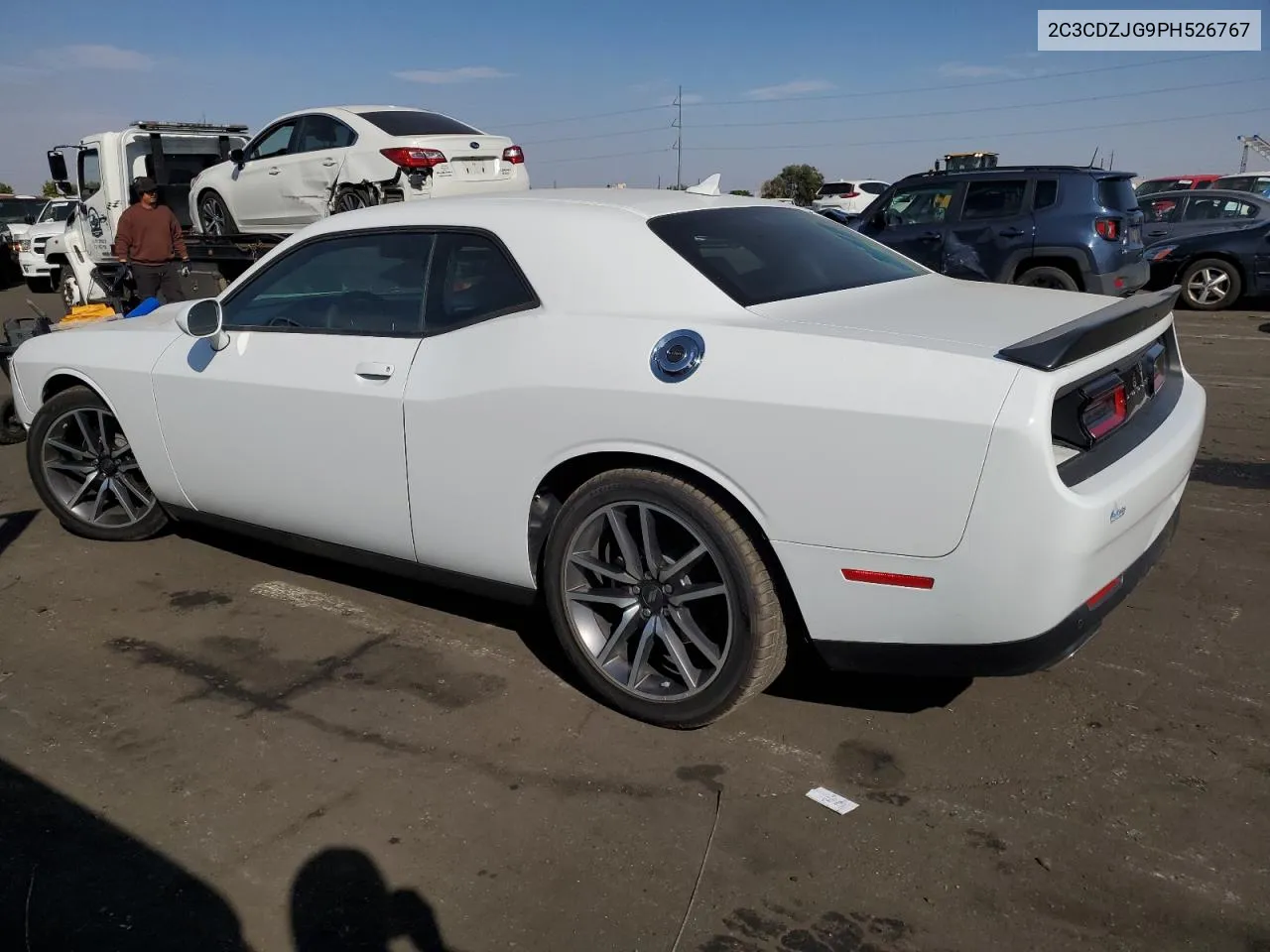 2023 Dodge Challenger Gt VIN: 2C3CDZJG9PH526767 Lot: 75563394