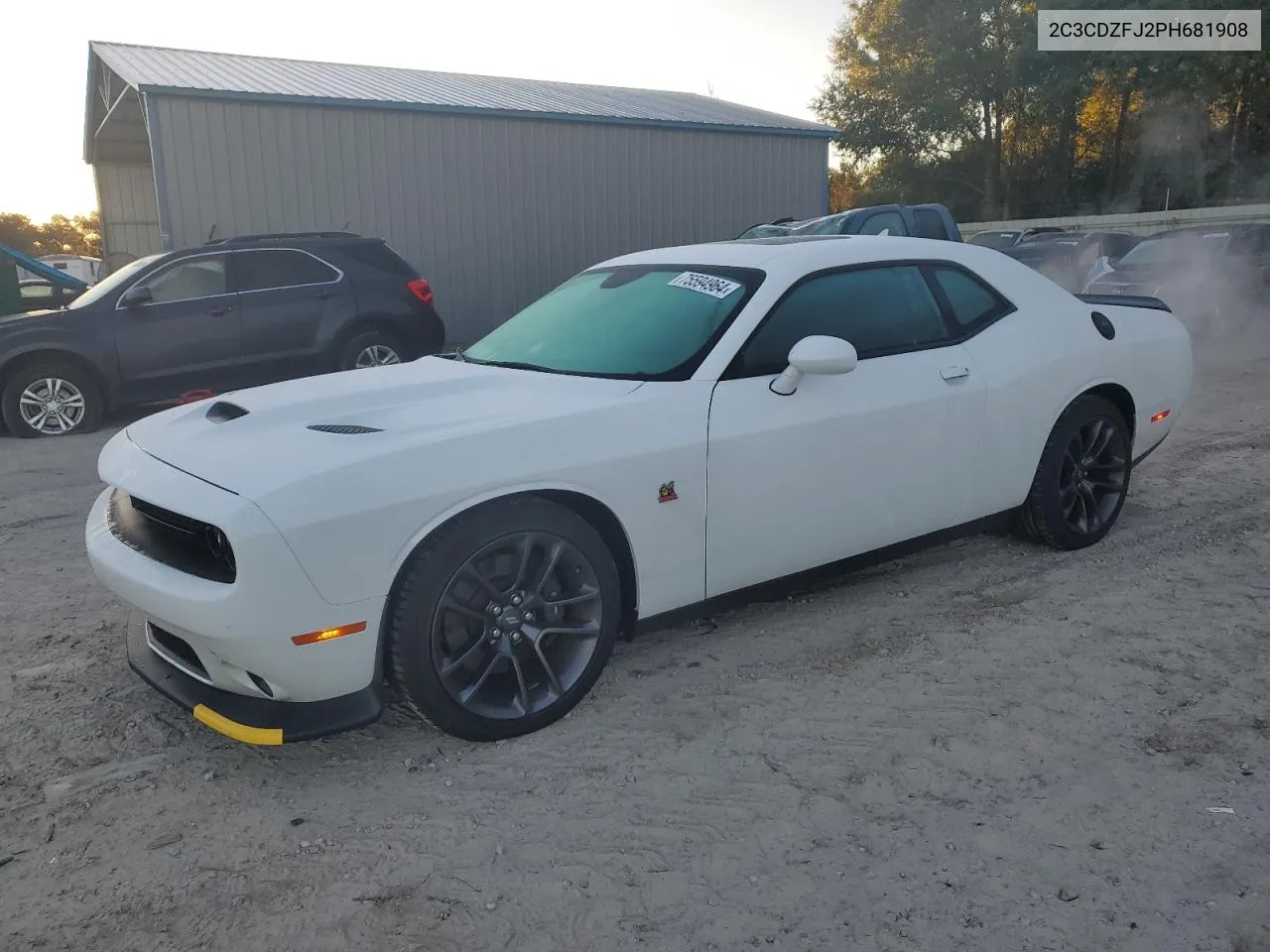 2023 Dodge Challenger R/T Scat Pack VIN: 2C3CDZFJ2PH681908 Lot: 75594964