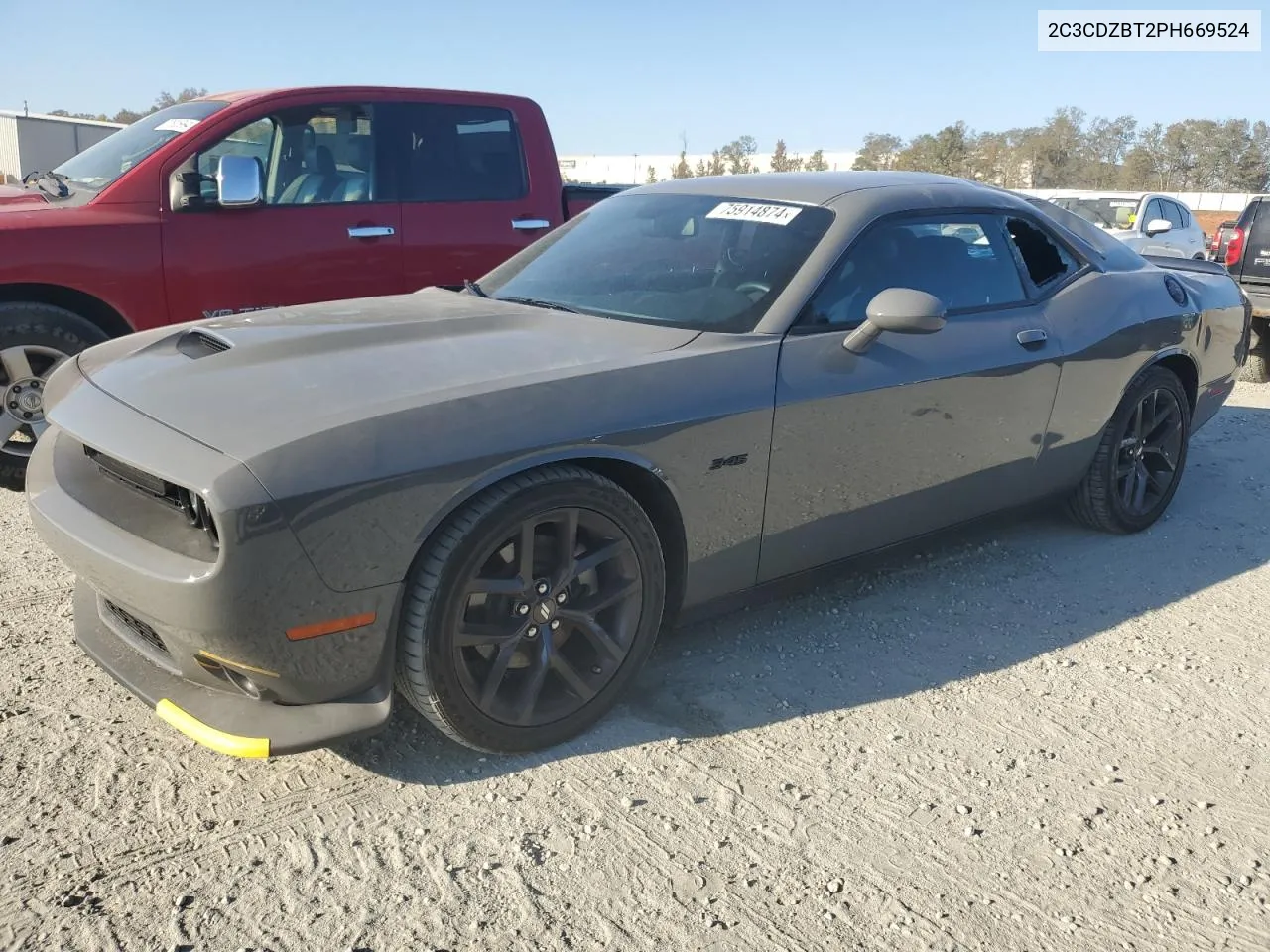 2023 Dodge Challenger R/T VIN: 2C3CDZBT2PH669524 Lot: 75914874