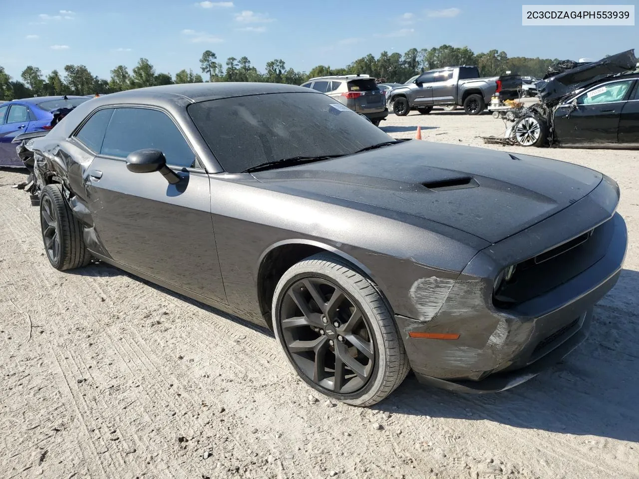 2023 Dodge Challenger Sxt VIN: 2C3CDZAG4PH553939 Lot: 76388004