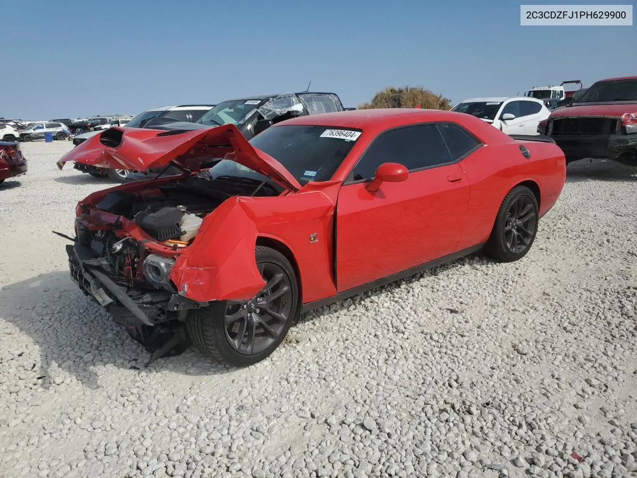 2023 Dodge Challenger R/T Scat Pack VIN: 2C3CDZFJ1PH629900 Lot: 76396404