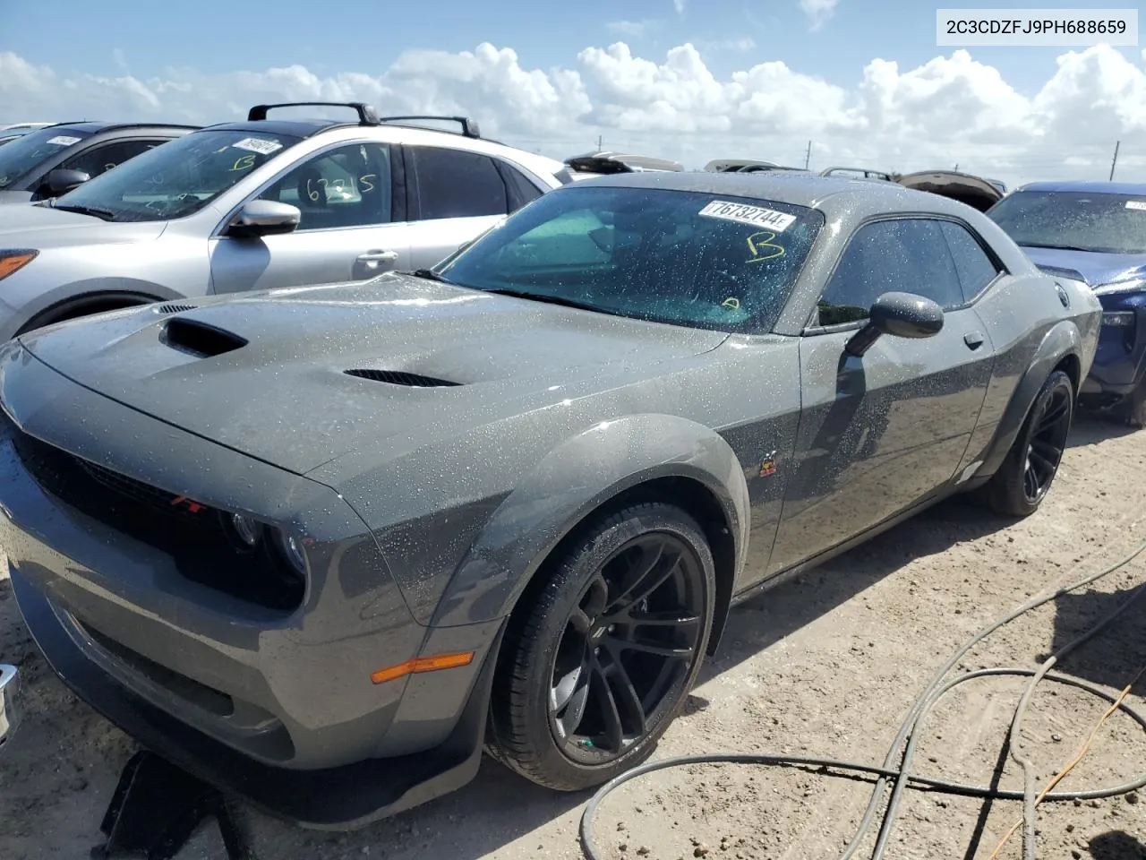 2023 Dodge Challenger R/T Scat Pack VIN: 2C3CDZFJ9PH688659 Lot: 76732744