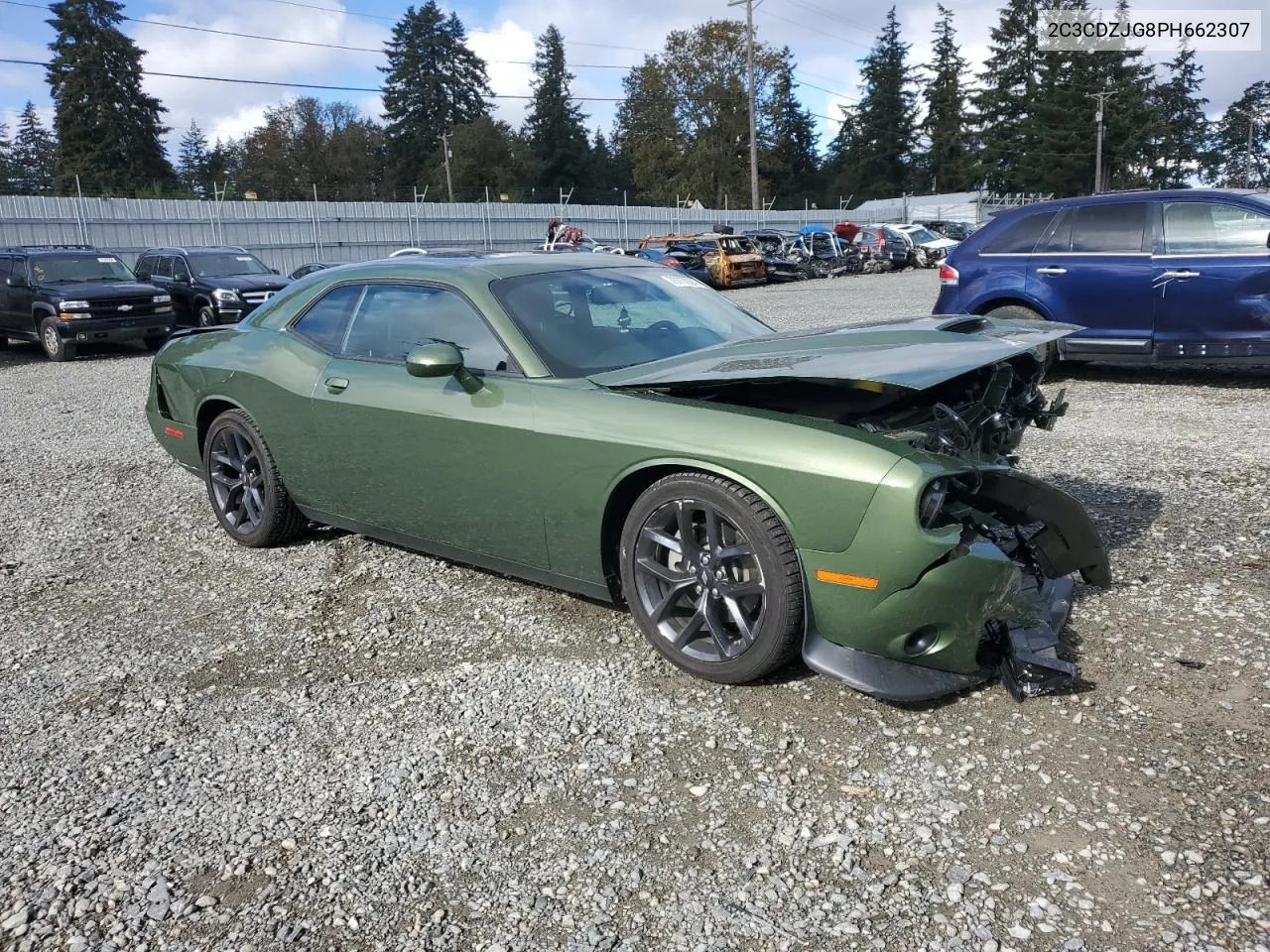 2023 Dodge Challenger Gt VIN: 2C3CDZJG8PH662307 Lot: 76777084