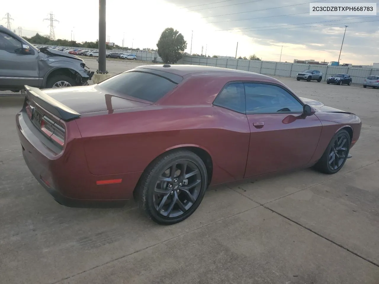 2023 Dodge Challenger R/T VIN: 2C3CDZBTXPH668783 Lot: 76903954