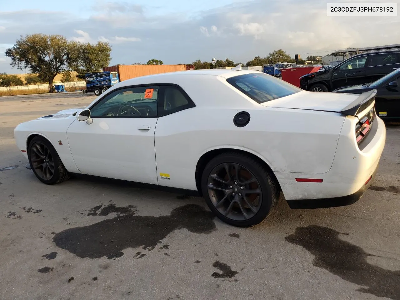 2023 Dodge Challenger R/T Scat Pack VIN: 2C3CDZFJ3PH678192 Lot: 76962534