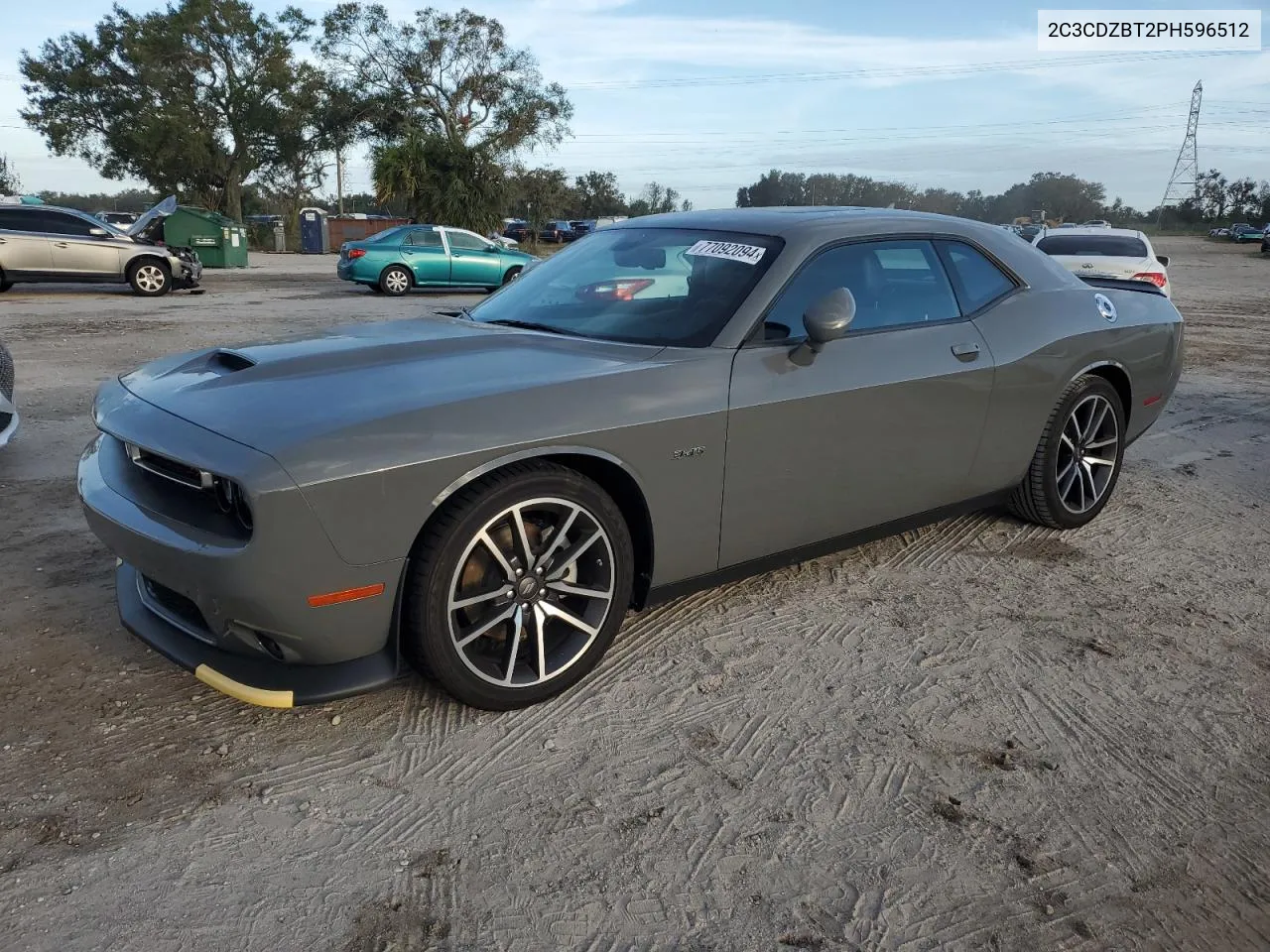 2023 Dodge Challenger R/T VIN: 2C3CDZBT2PH596512 Lot: 77092094