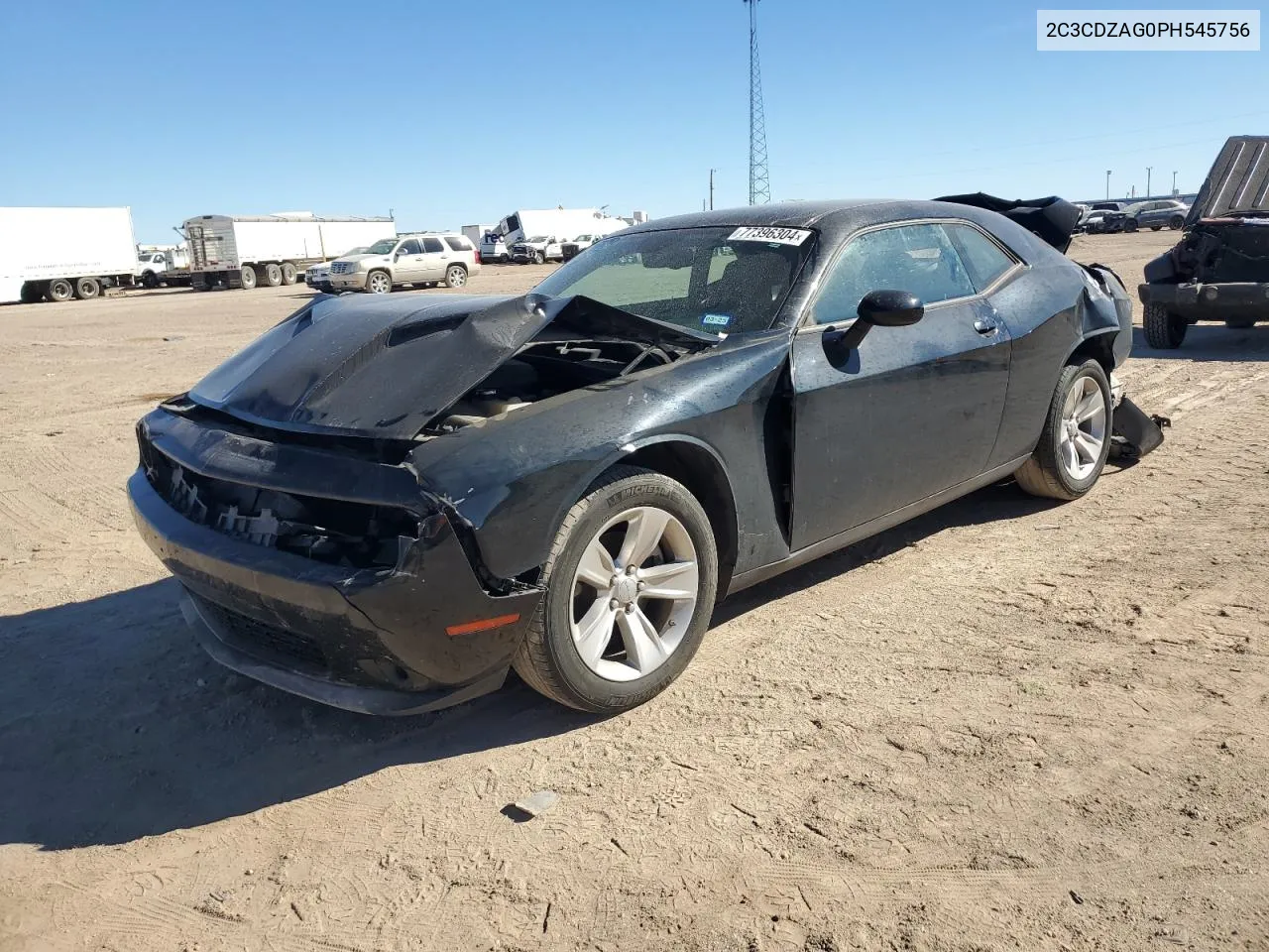 2023 Dodge Challenger Sxt VIN: 2C3CDZAG0PH545756 Lot: 77396304