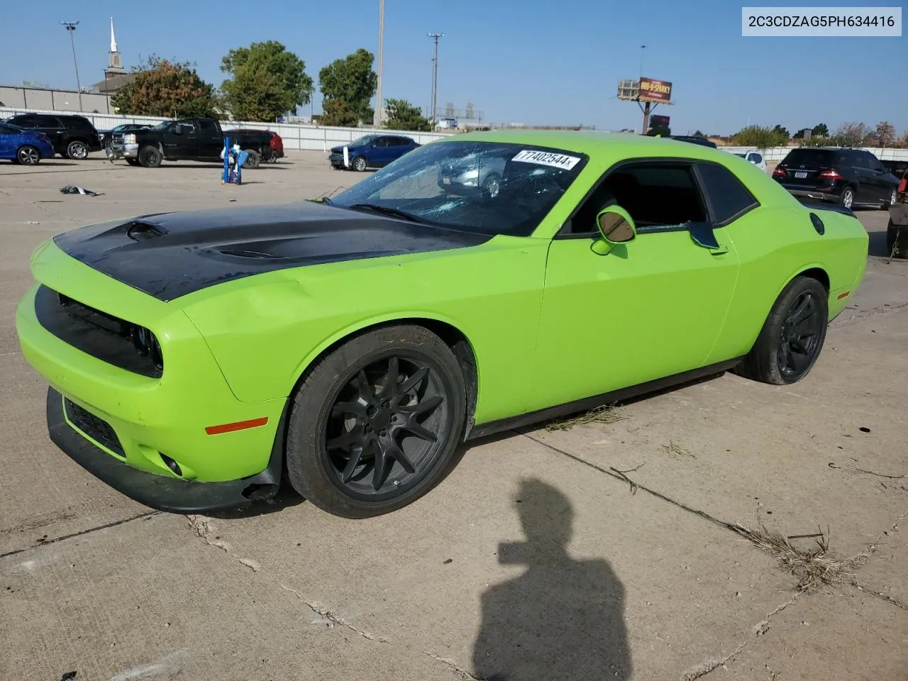 2023 Dodge Challenger Sxt VIN: 2C3CDZAG5PH634416 Lot: 77402544