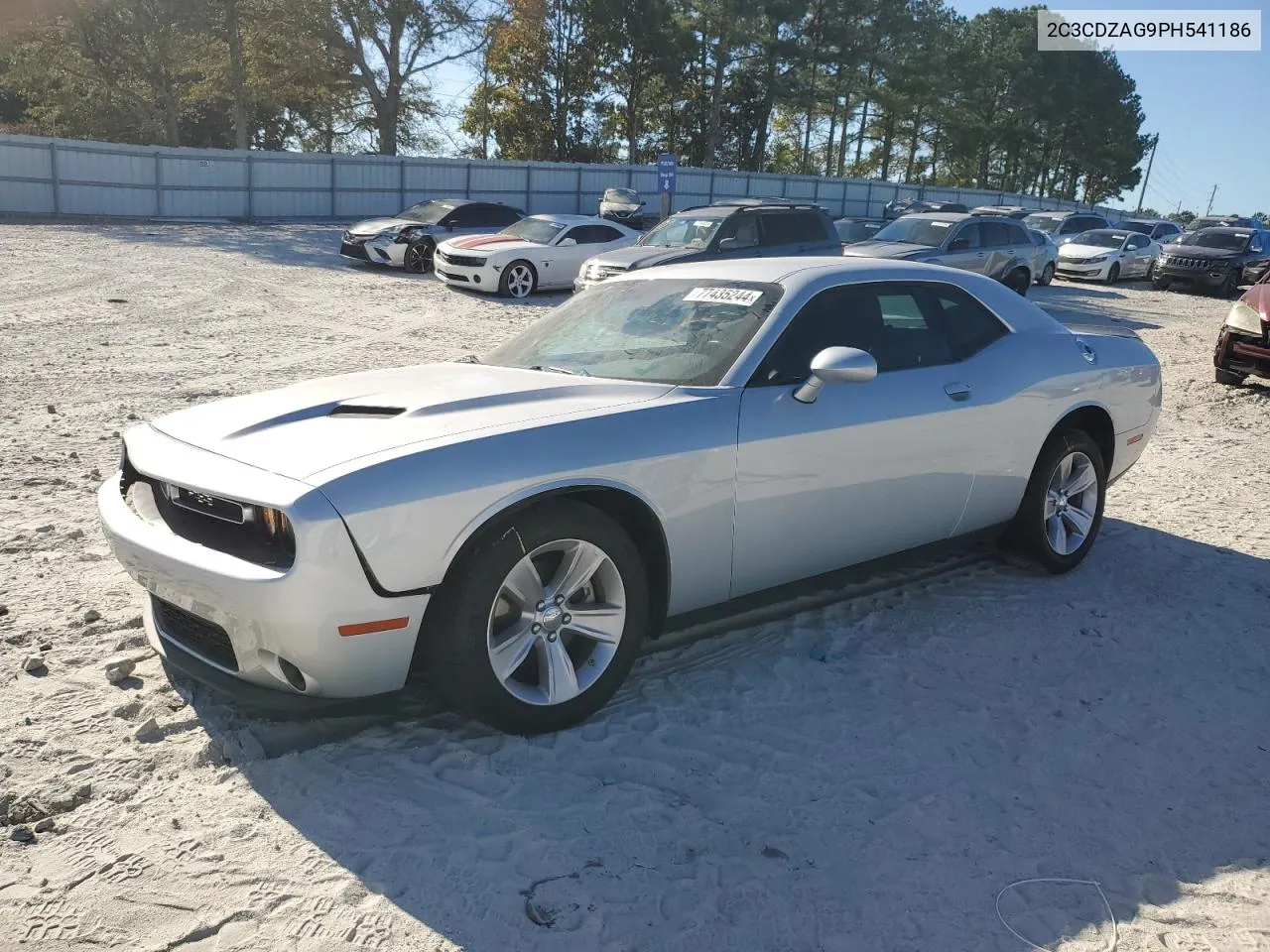 2023 Dodge Challenger Sxt VIN: 2C3CDZAG9PH541186 Lot: 77435244