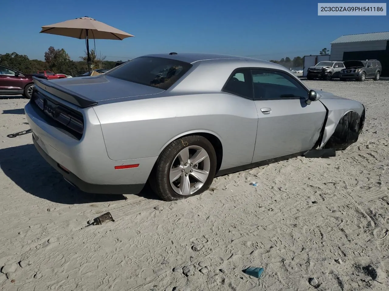 2023 Dodge Challenger Sxt VIN: 2C3CDZAG9PH541186 Lot: 77435244