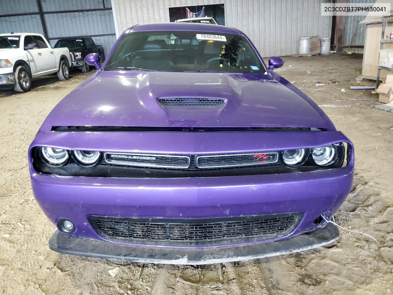 2023 Dodge Challenger R/T VIN: 2C3CDZBT7PH630041 Lot: 78403644