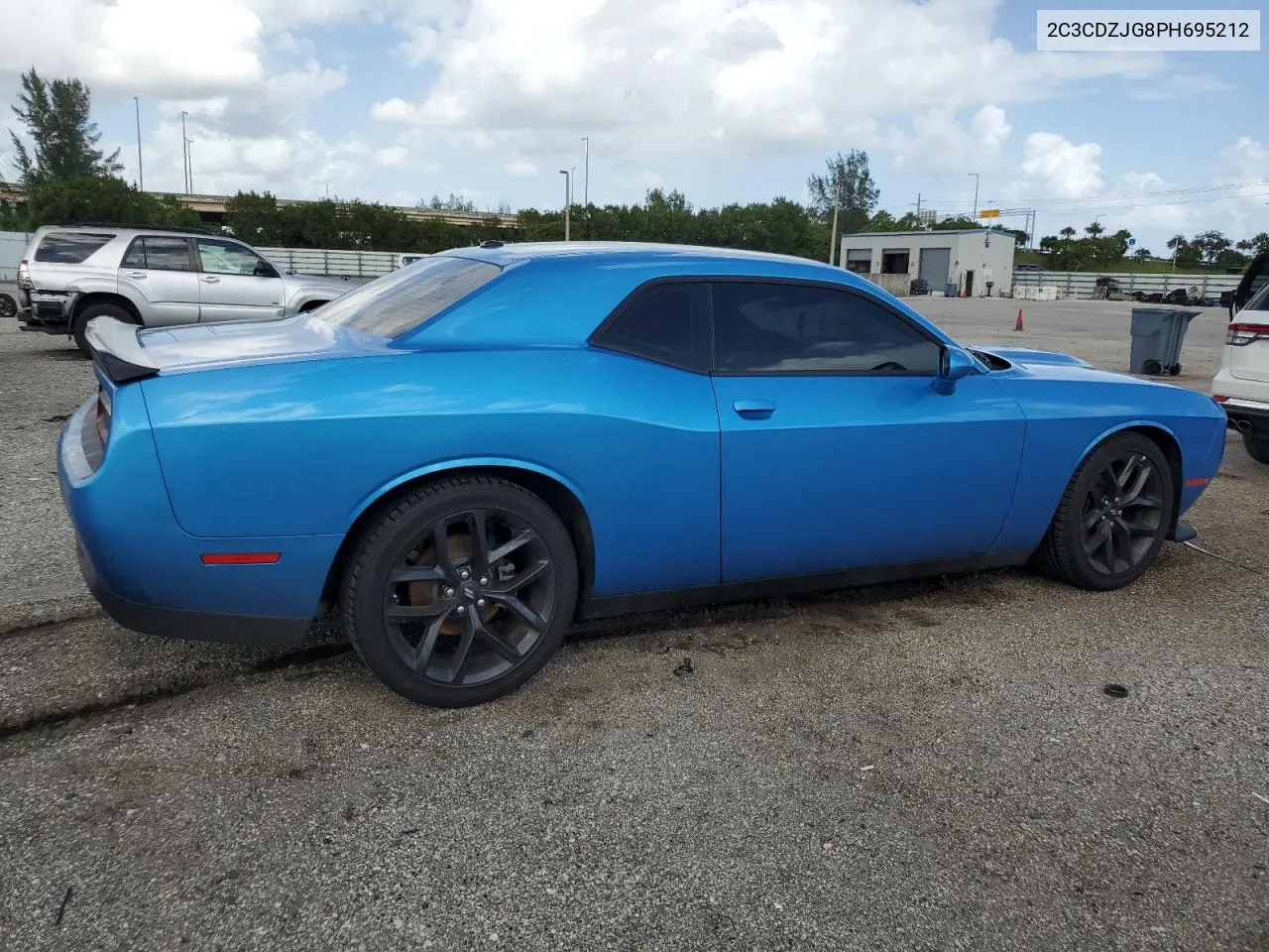 2023 Dodge Challenger Gt VIN: 2C3CDZJG8PH695212 Lot: 78519144