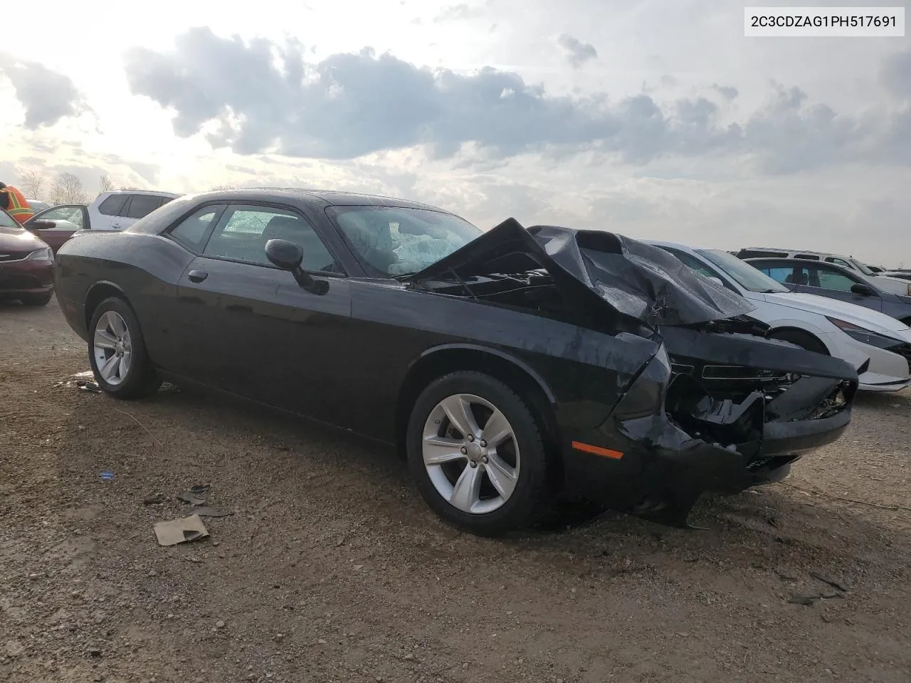 2023 Dodge Challenger Sxt VIN: 2C3CDZAG1PH517691 Lot: 78592114