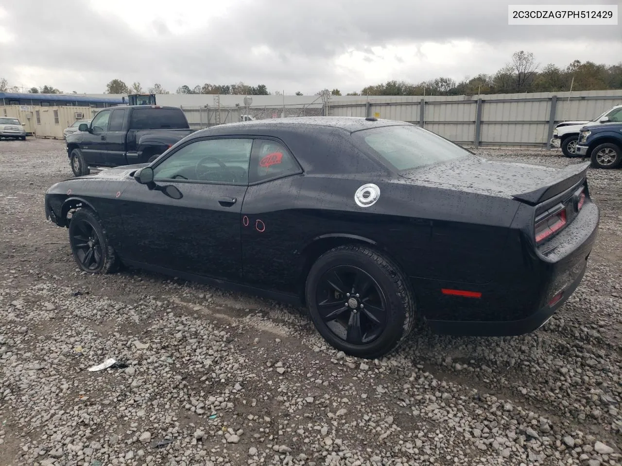 2023 Dodge Challenger Sxt VIN: 2C3CDZAG7PH512429 Lot: 78738064