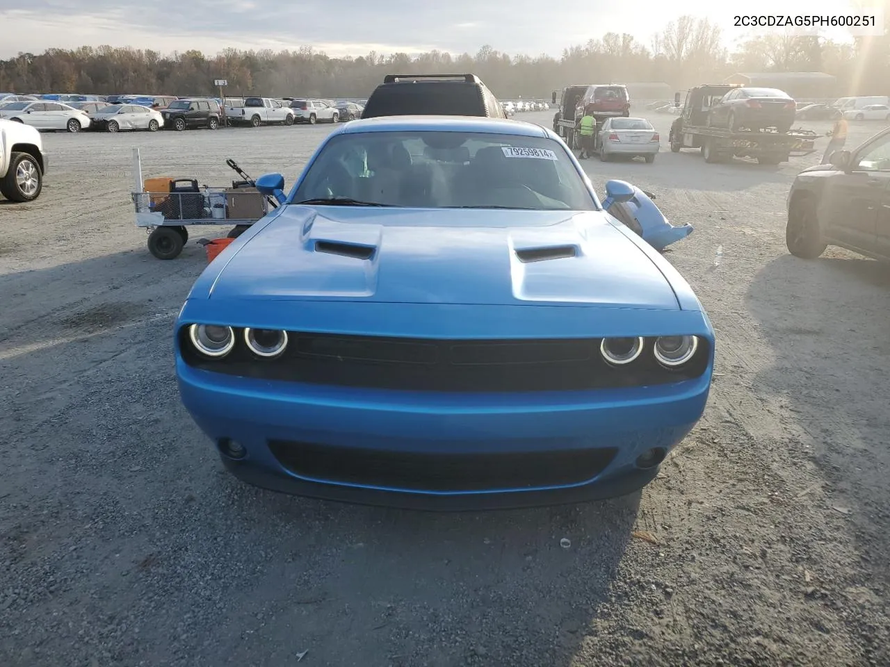 2023 Dodge Challenger Sxt VIN: 2C3CDZAG5PH600251 Lot: 79259814