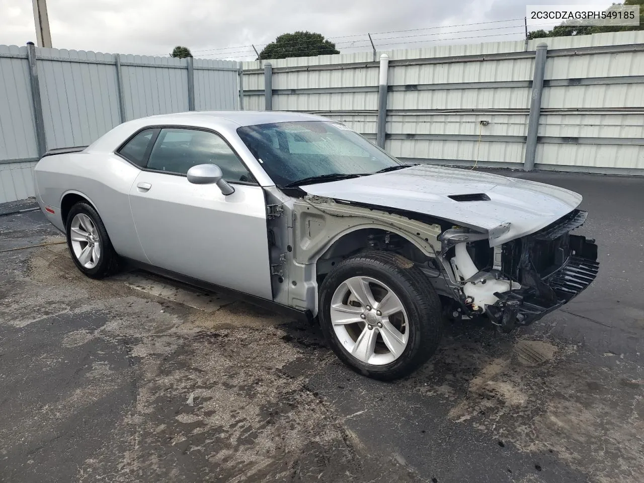 2023 Dodge Challenger Sxt VIN: 2C3CDZAG3PH549185 Lot: 79891614