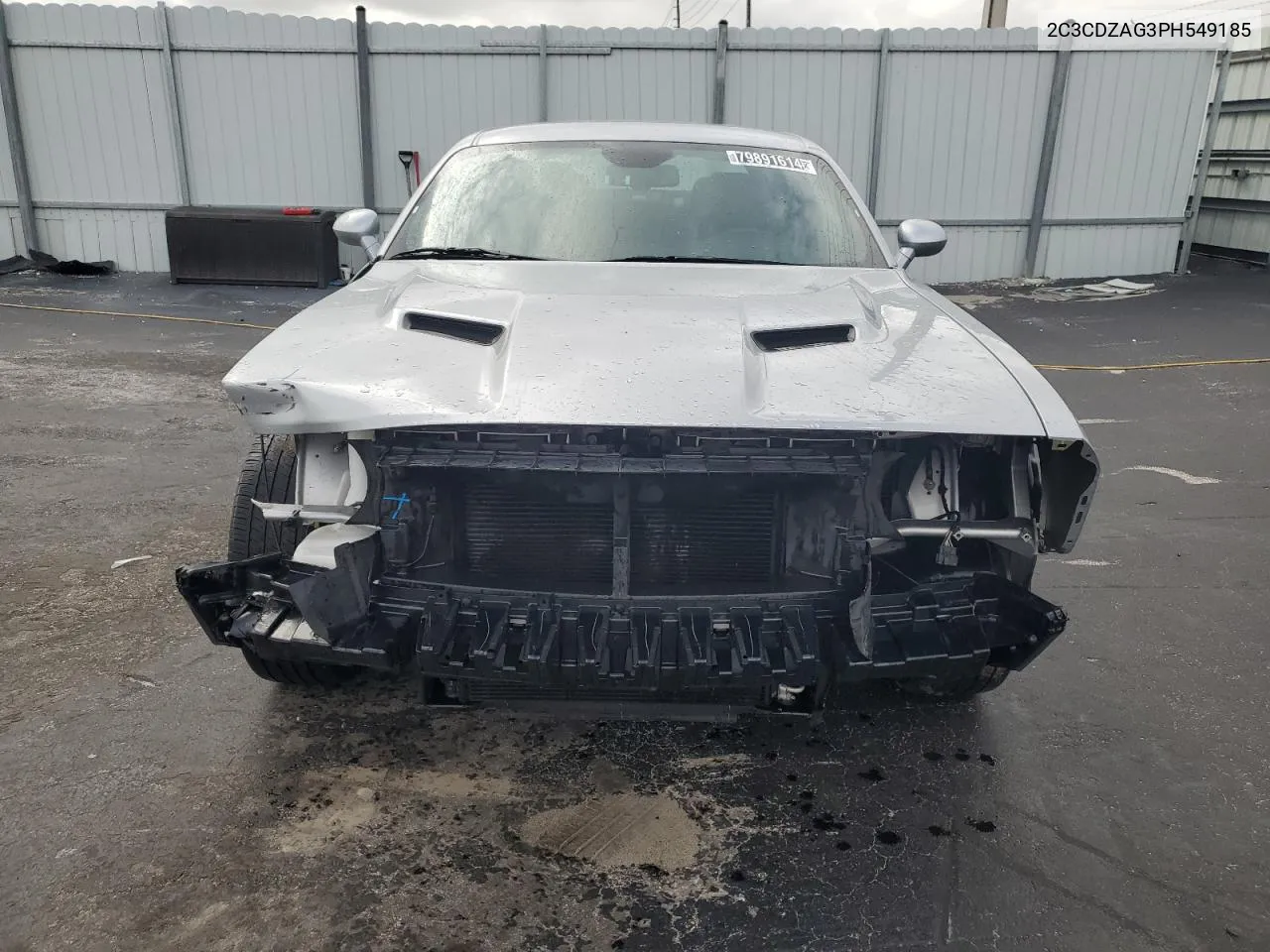 2023 Dodge Challenger Sxt VIN: 2C3CDZAG3PH549185 Lot: 79891614