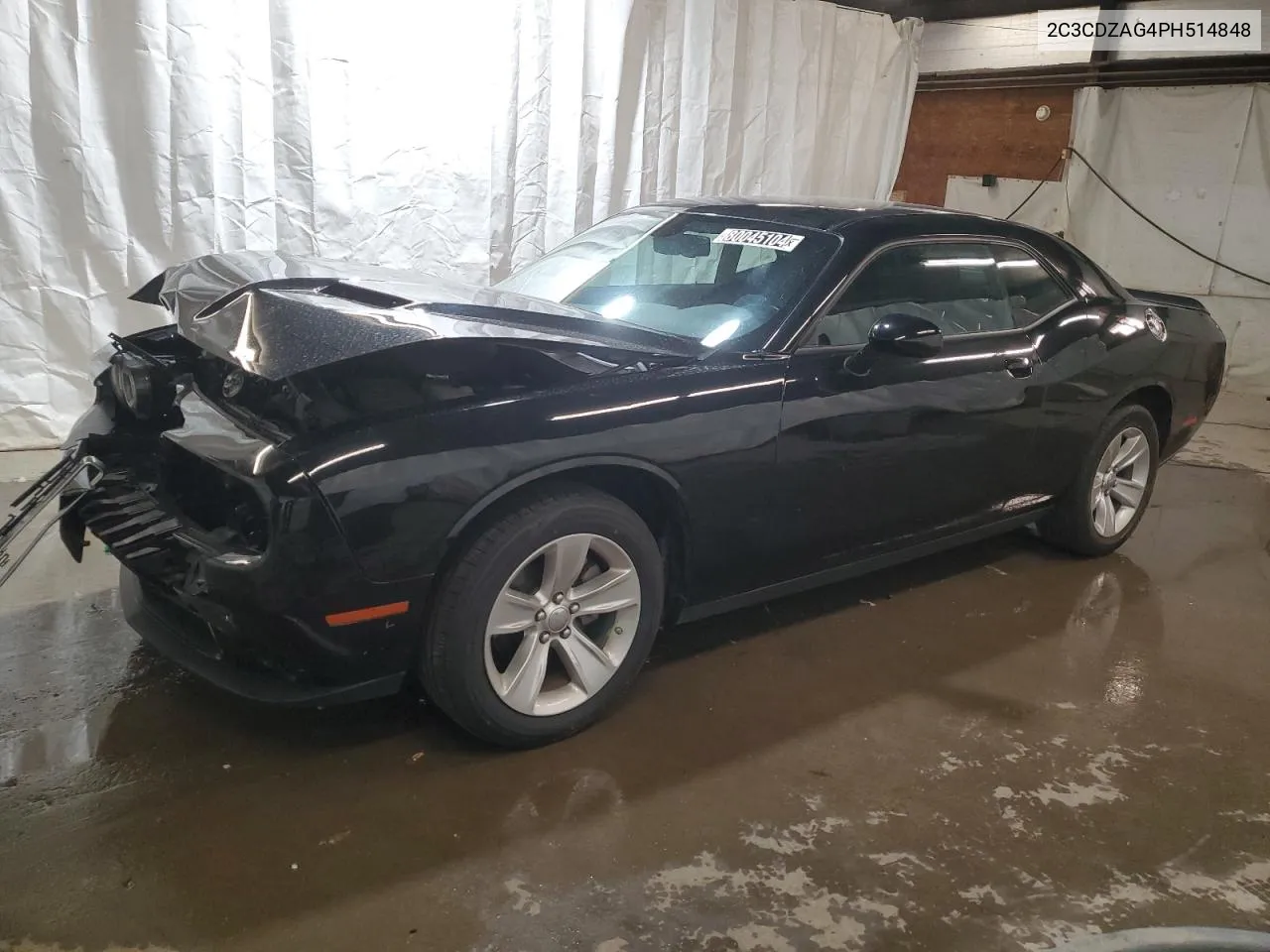 2023 Dodge Challenger Sxt VIN: 2C3CDZAG4PH514848 Lot: 80045104