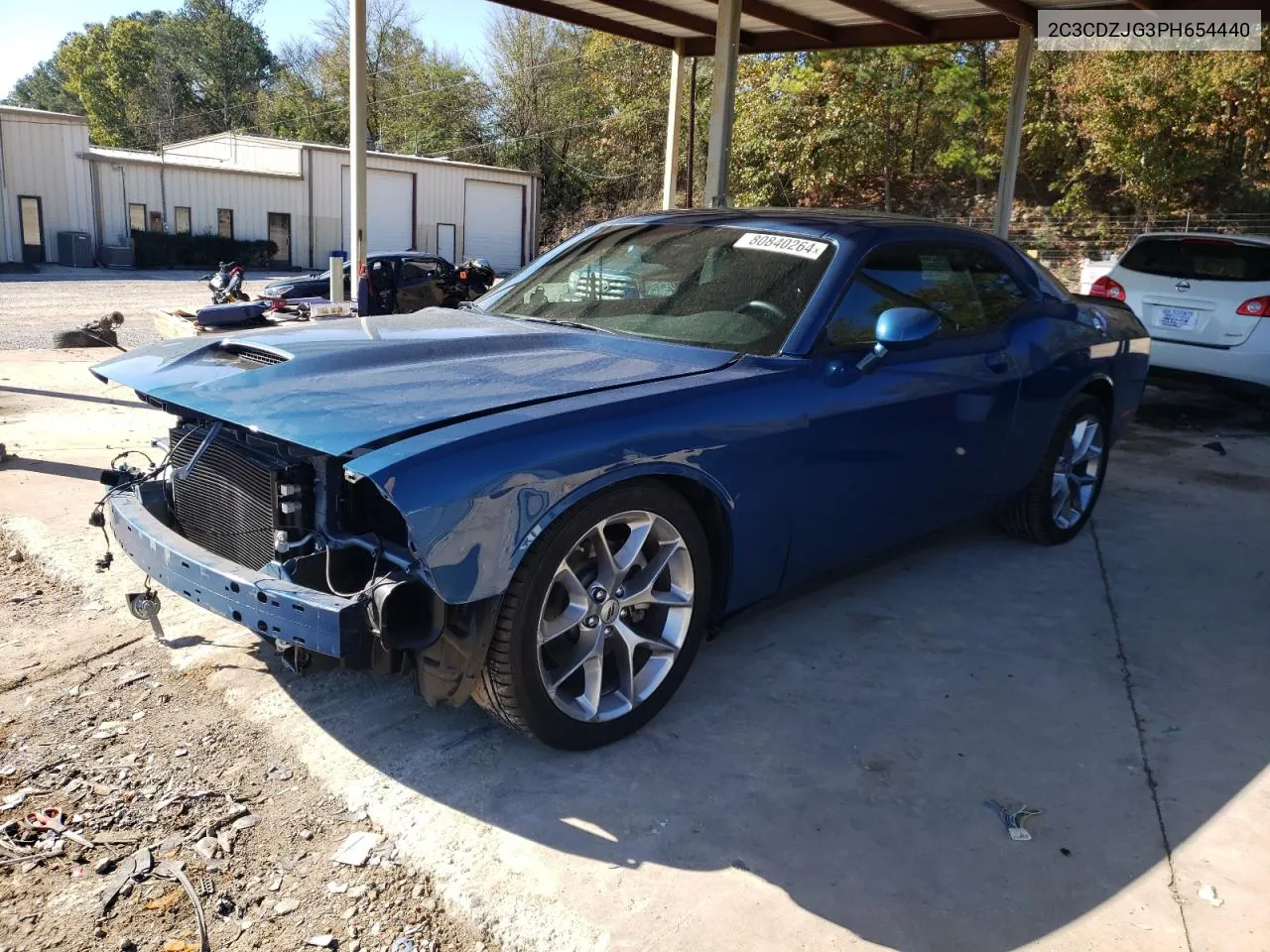 2023 Dodge Challenger Gt VIN: 2C3CDZJG3PH654440 Lot: 80840264