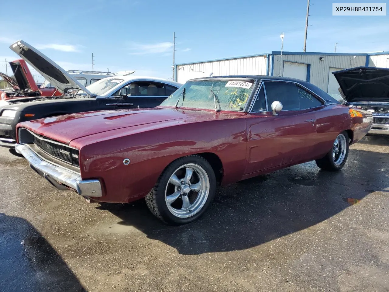 XP29H8B431754 1968 Dodge Charger