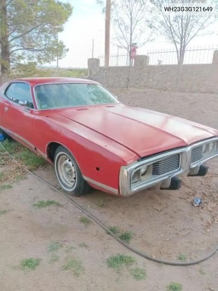 1973 Dodge Charger VIN: WH23G3G121649 Lot: 80147614