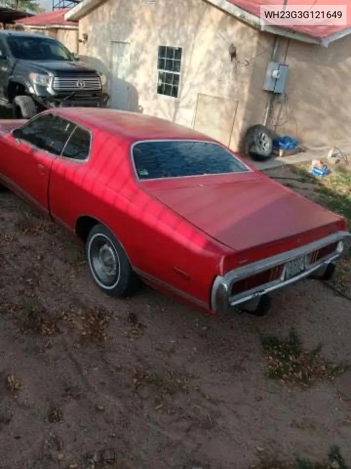 1973 Dodge Charger VIN: WH23G3G121649 Lot: 80147614