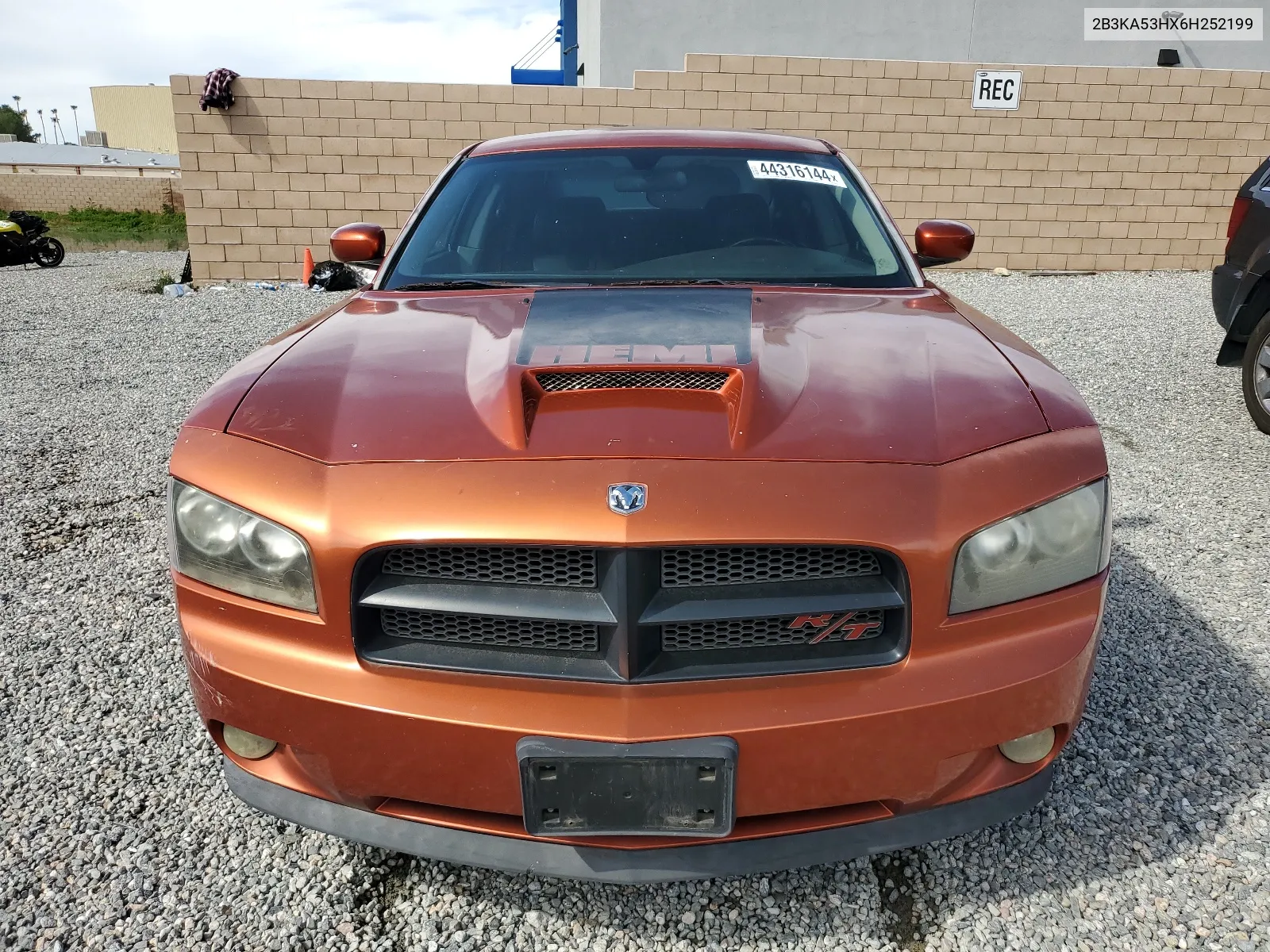 2006 Dodge Charger R/T VIN: 2B3KA53HX6H252199 Lot: 44316144