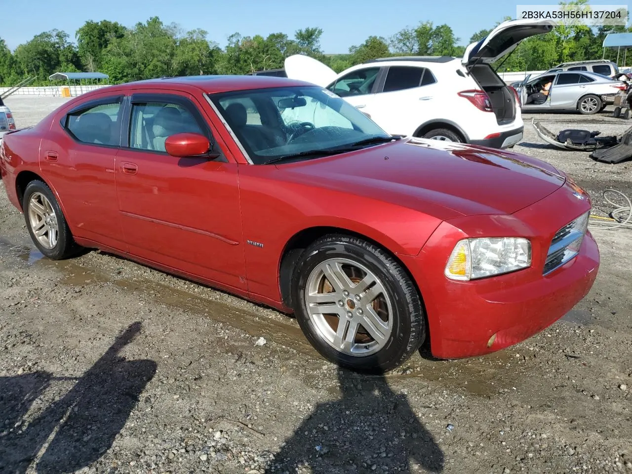 2006 Dodge Charger R/T VIN: 2B3KA53H56H137204 Lot: 56460854