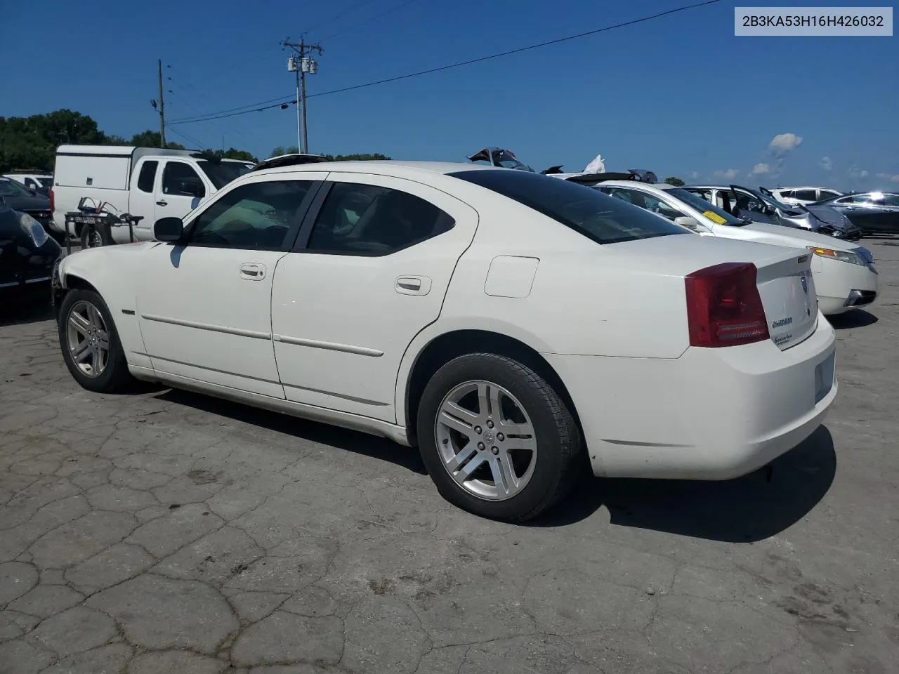 2006 Dodge Charger R/T VIN: 2B3KA53H16H426032 Lot: 59244203