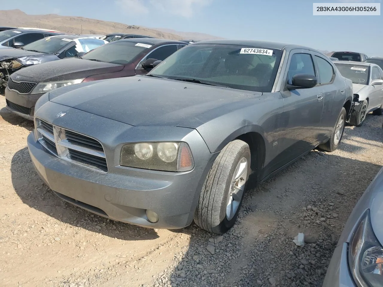 2006 Dodge Charger Se VIN: 2B3KA43G06H305266 Lot: 62743834