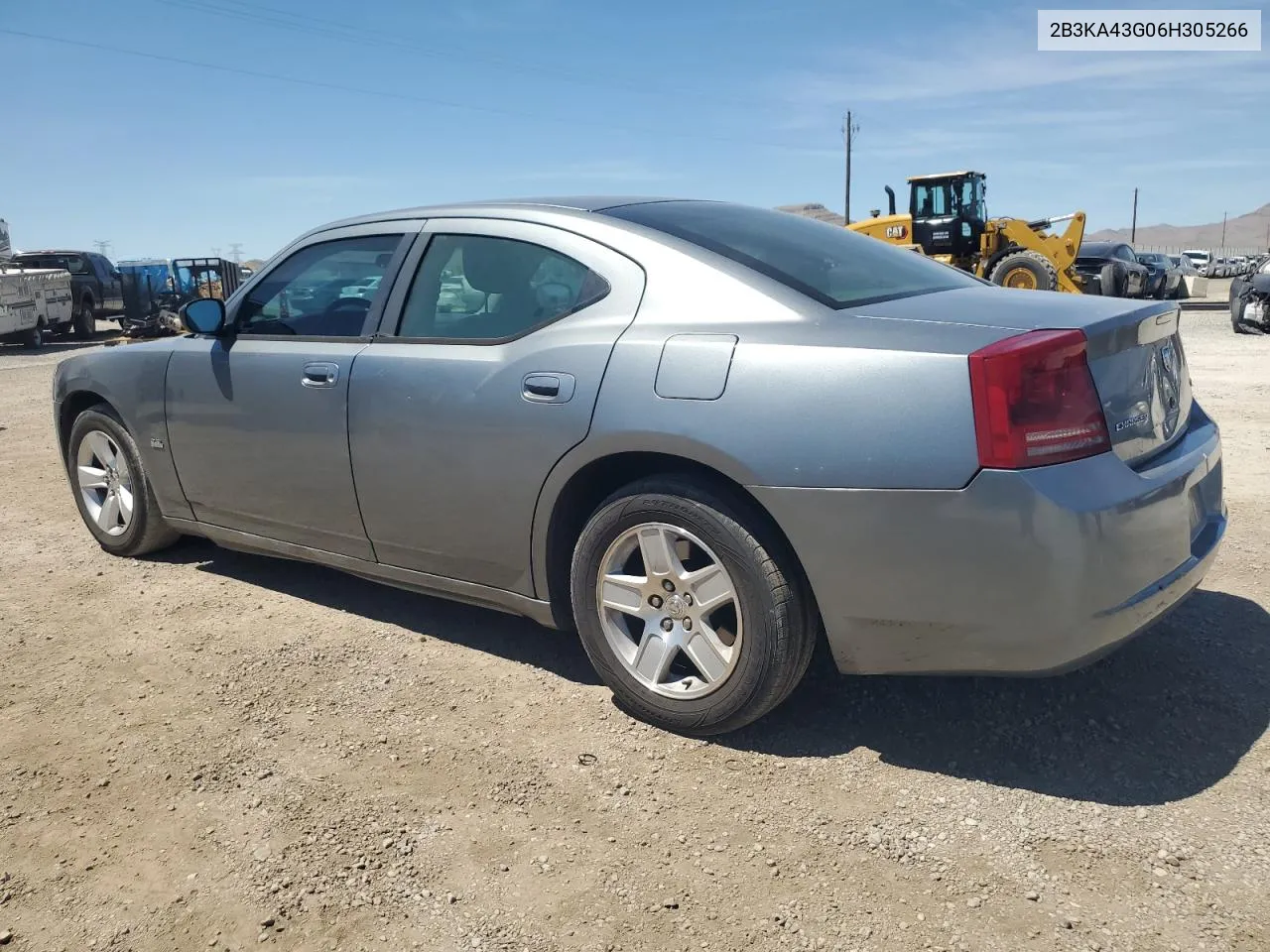 2006 Dodge Charger Se VIN: 2B3KA43G06H305266 Lot: 62743834