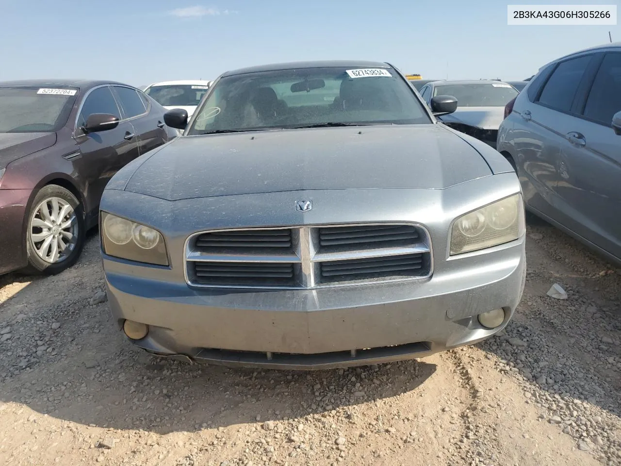 2006 Dodge Charger Se VIN: 2B3KA43G06H305266 Lot: 62743834