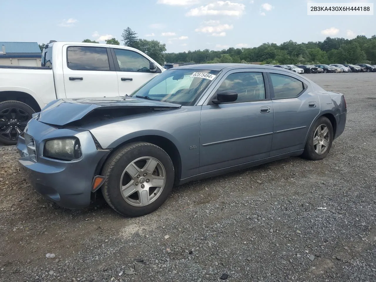 2006 Dodge Charger Se VIN: 2B3KA43GX6H444188 Lot: 62875494