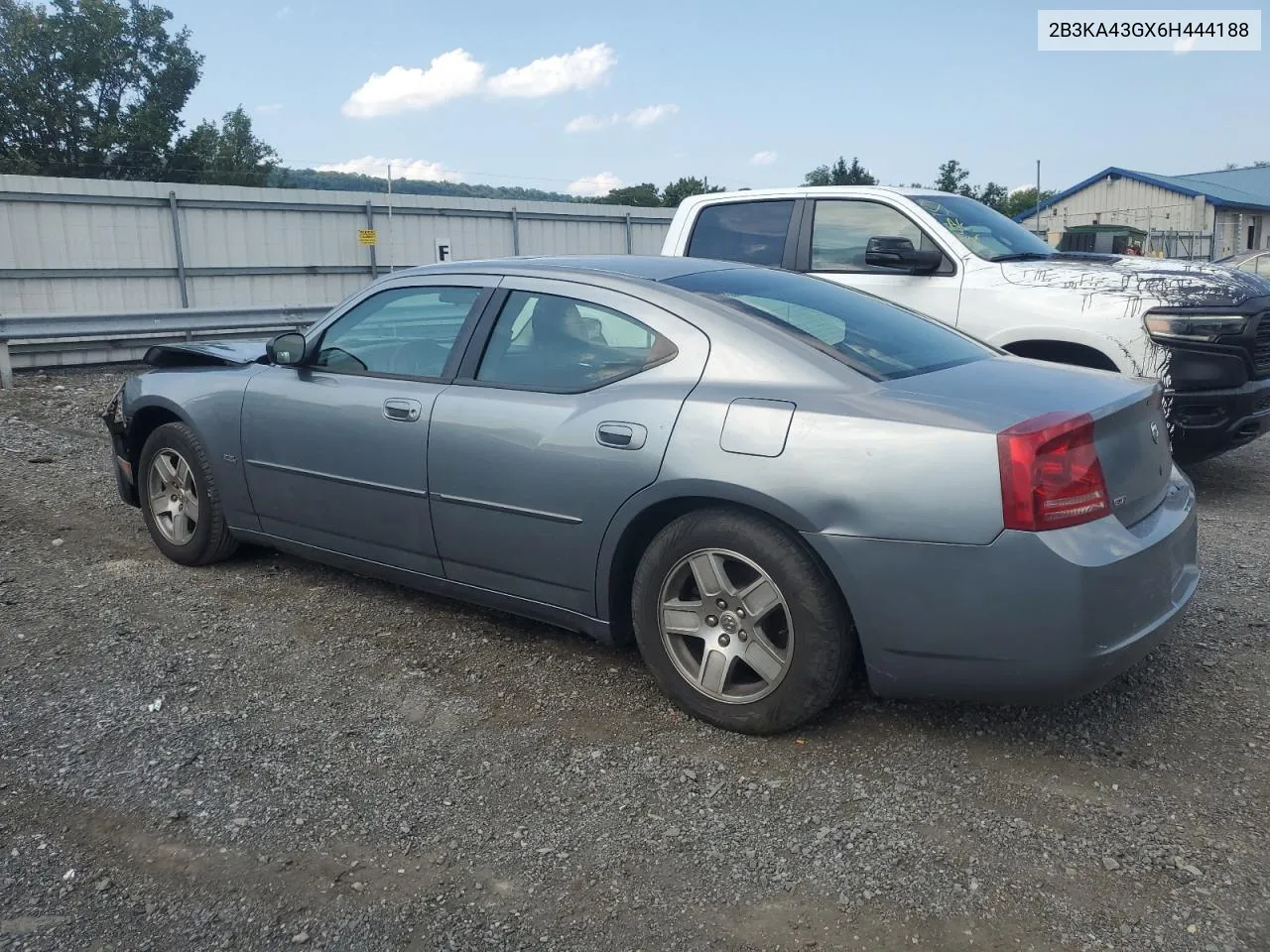 2006 Dodge Charger Se VIN: 2B3KA43GX6H444188 Lot: 62875494