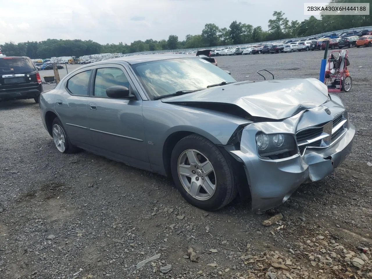 2006 Dodge Charger Se VIN: 2B3KA43GX6H444188 Lot: 62875494