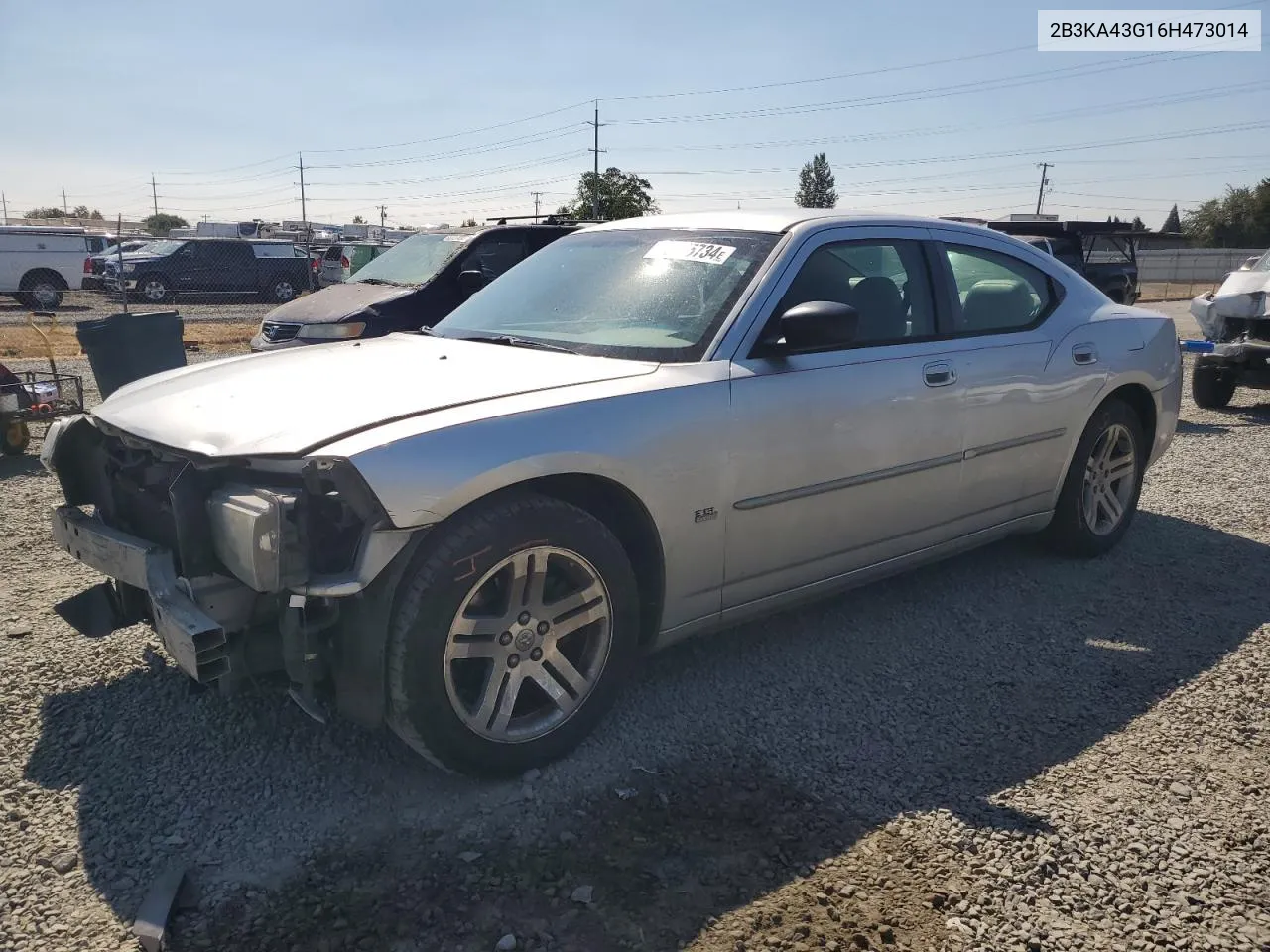 2006 Dodge Charger Se VIN: 2B3KA43G16H473014 Lot: 63075734