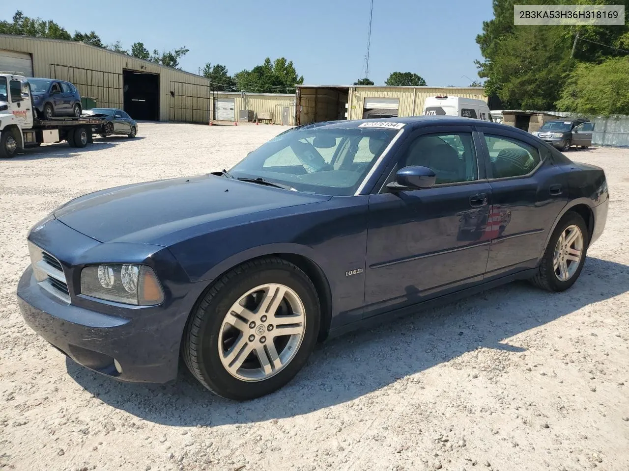 2006 Dodge Charger R/T VIN: 2B3KA53H36H318169 Lot: 67376154