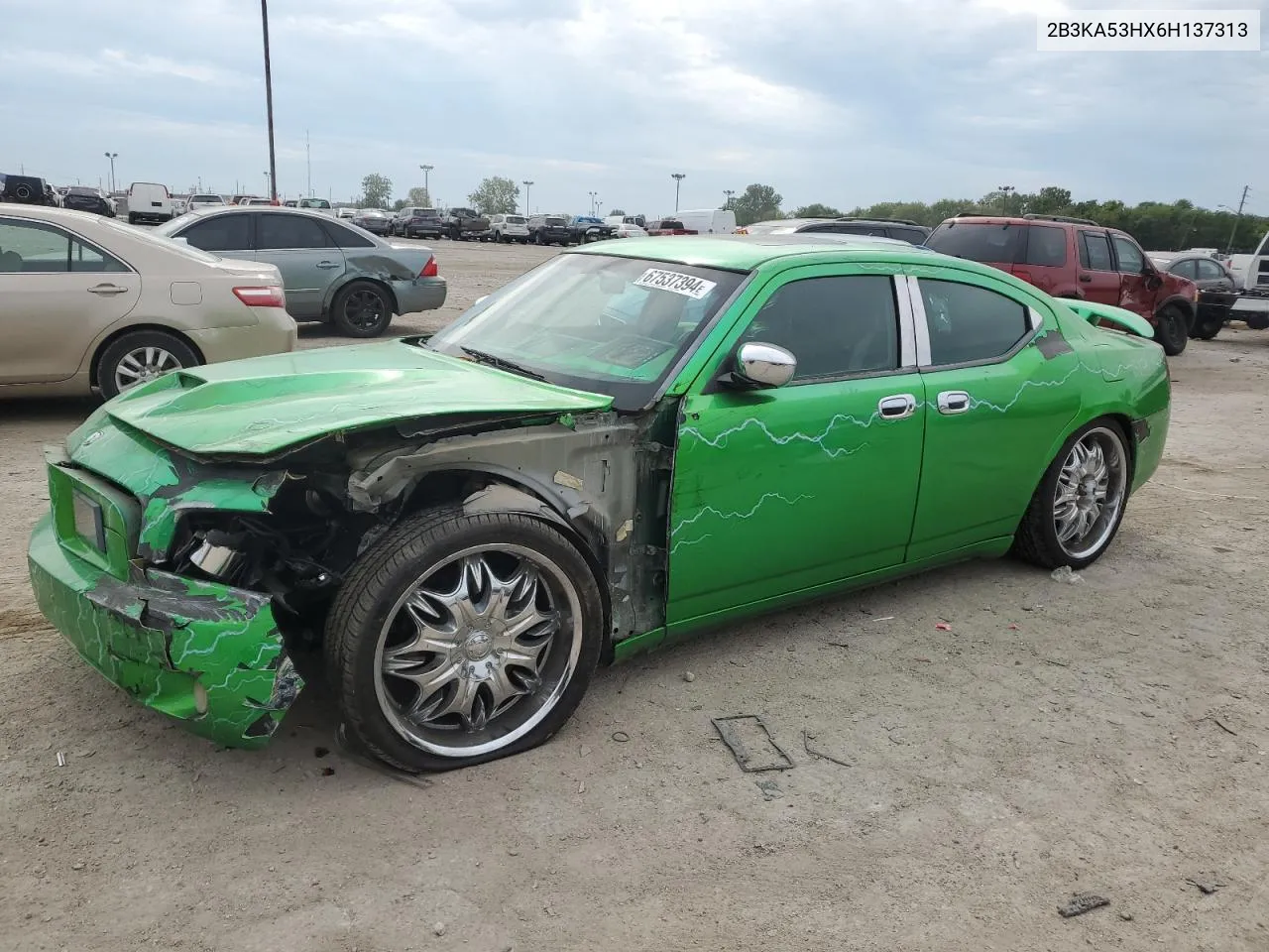 2006 Dodge Charger R/T VIN: 2B3KA53HX6H137313 Lot: 67537394