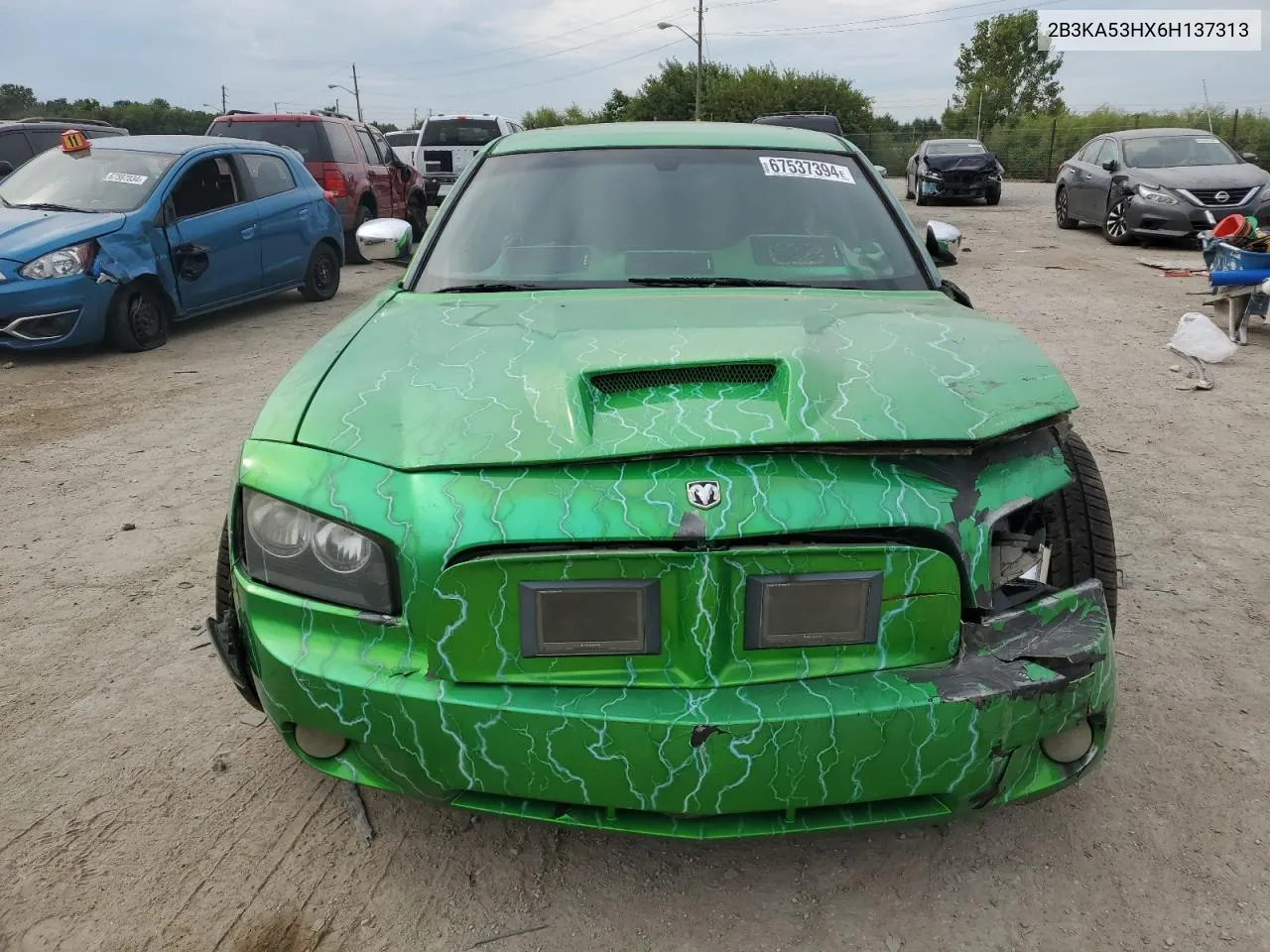 2006 Dodge Charger R/T VIN: 2B3KA53HX6H137313 Lot: 67537394