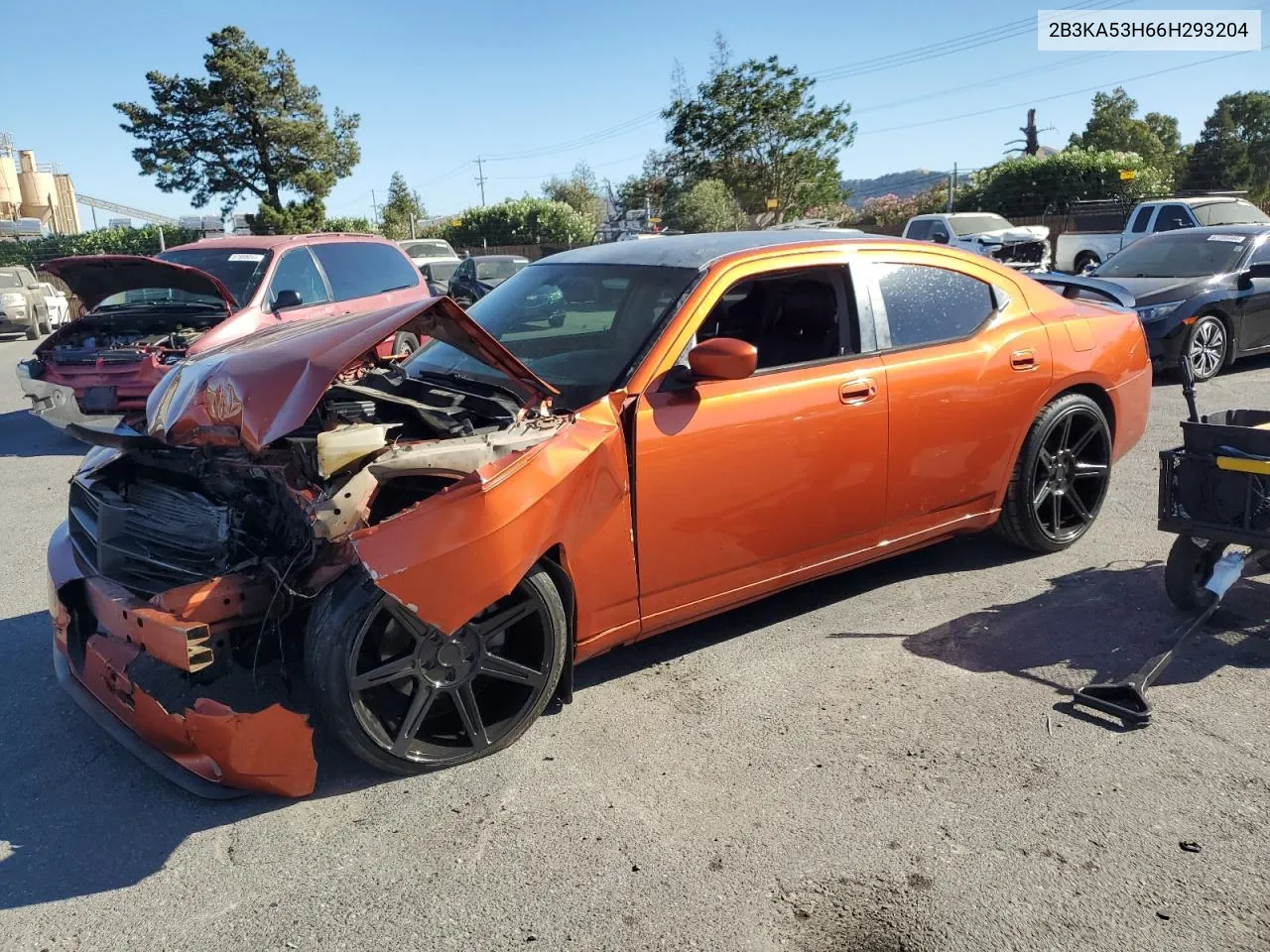 2006 Dodge Charger R/T VIN: 2B3KA53H66H293204 Lot: 67782854