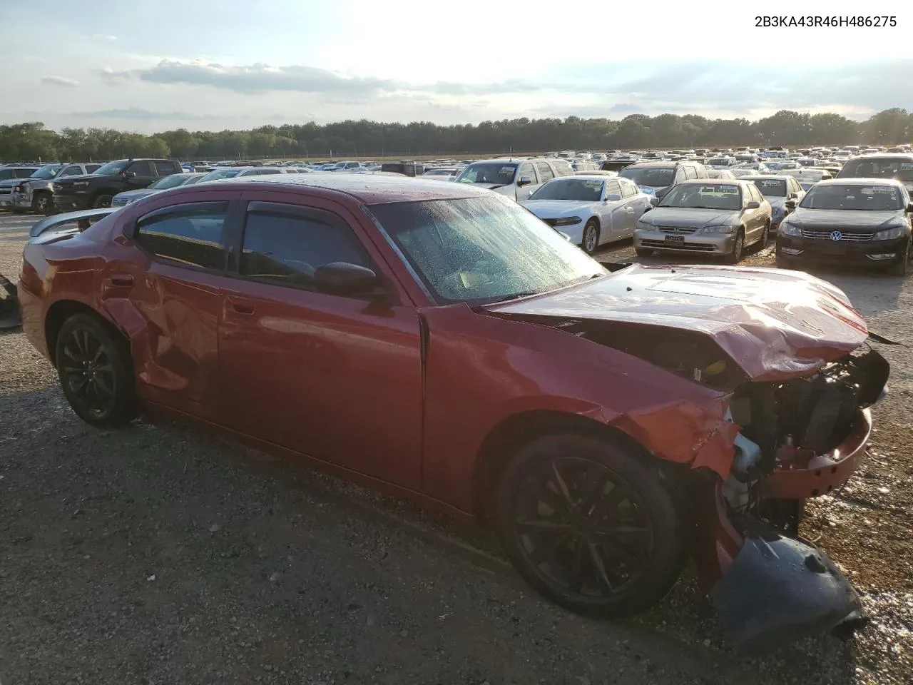 2006 Dodge Charger Se VIN: 2B3KA43R46H486275 Lot: 70095664