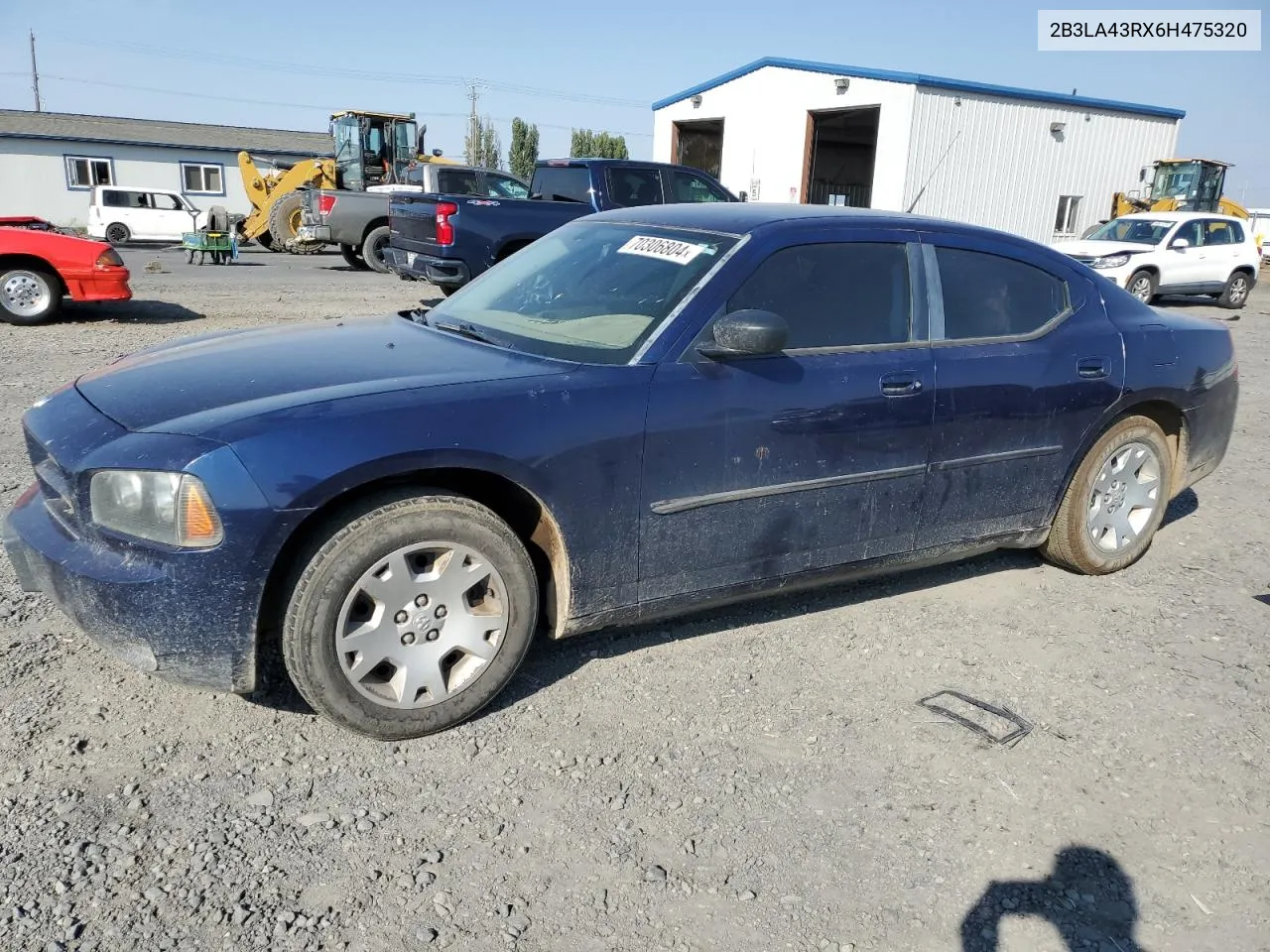 2006 Dodge Charger Se VIN: 2B3LA43RX6H475320 Lot: 70306804