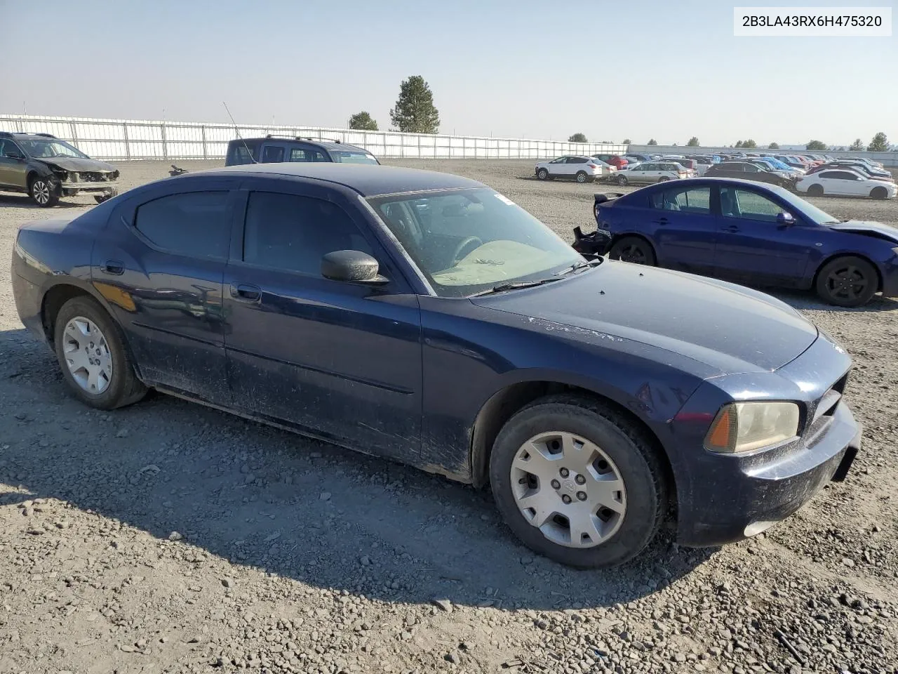 2006 Dodge Charger Se VIN: 2B3LA43RX6H475320 Lot: 70306804