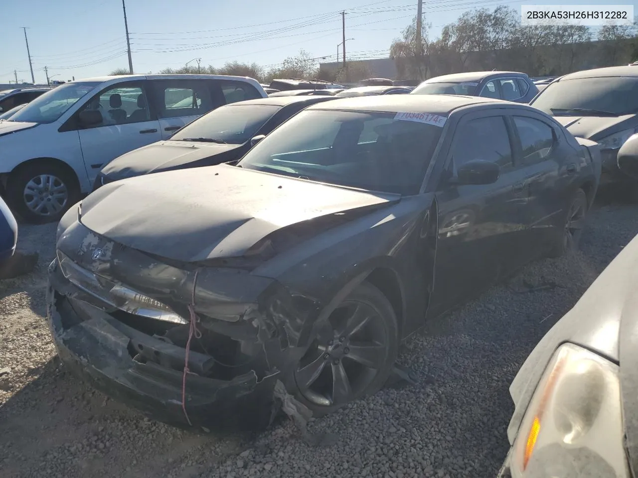 2006 Dodge Charger R/T VIN: 2B3KA53H26H312282 Lot: 70346174