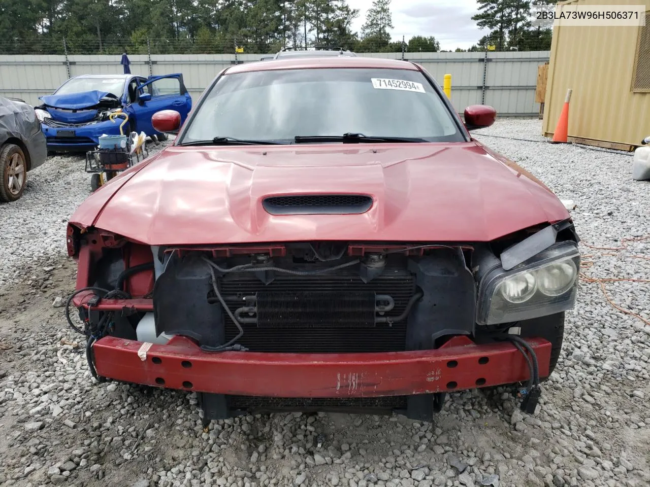 2006 Dodge Charger Srt-8 VIN: 2B3LA73W96H506371 Lot: 71452994