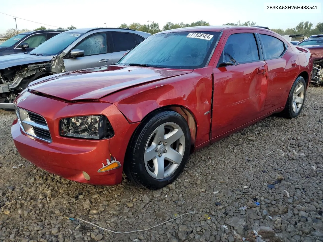 2006 Dodge Charger R/T VIN: 2B3KA53H26H488541 Lot: 71928304