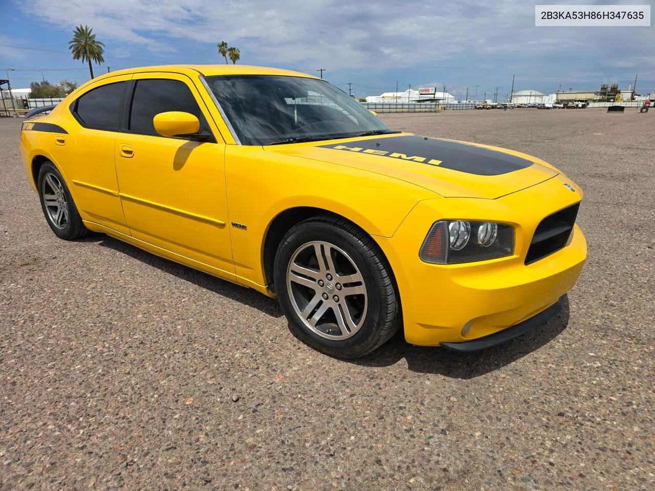 2006 Dodge Charger R/T VIN: 2B3KA53H86H347635 Lot: 72076674