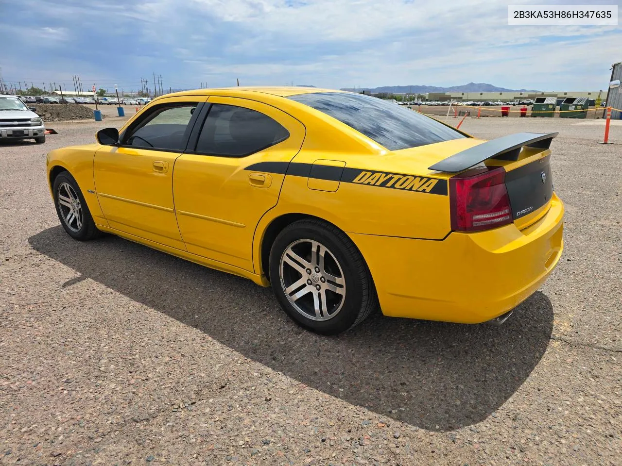 2006 Dodge Charger R/T VIN: 2B3KA53H86H347635 Lot: 72076674