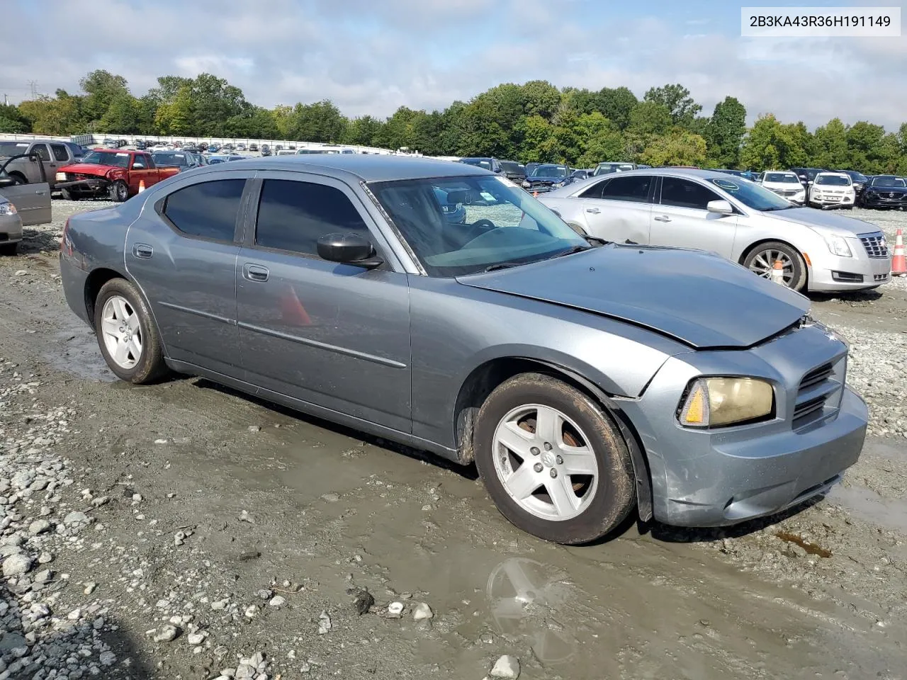 2006 Dodge Charger Se VIN: 2B3KA43R36H191149 Lot: 72170564