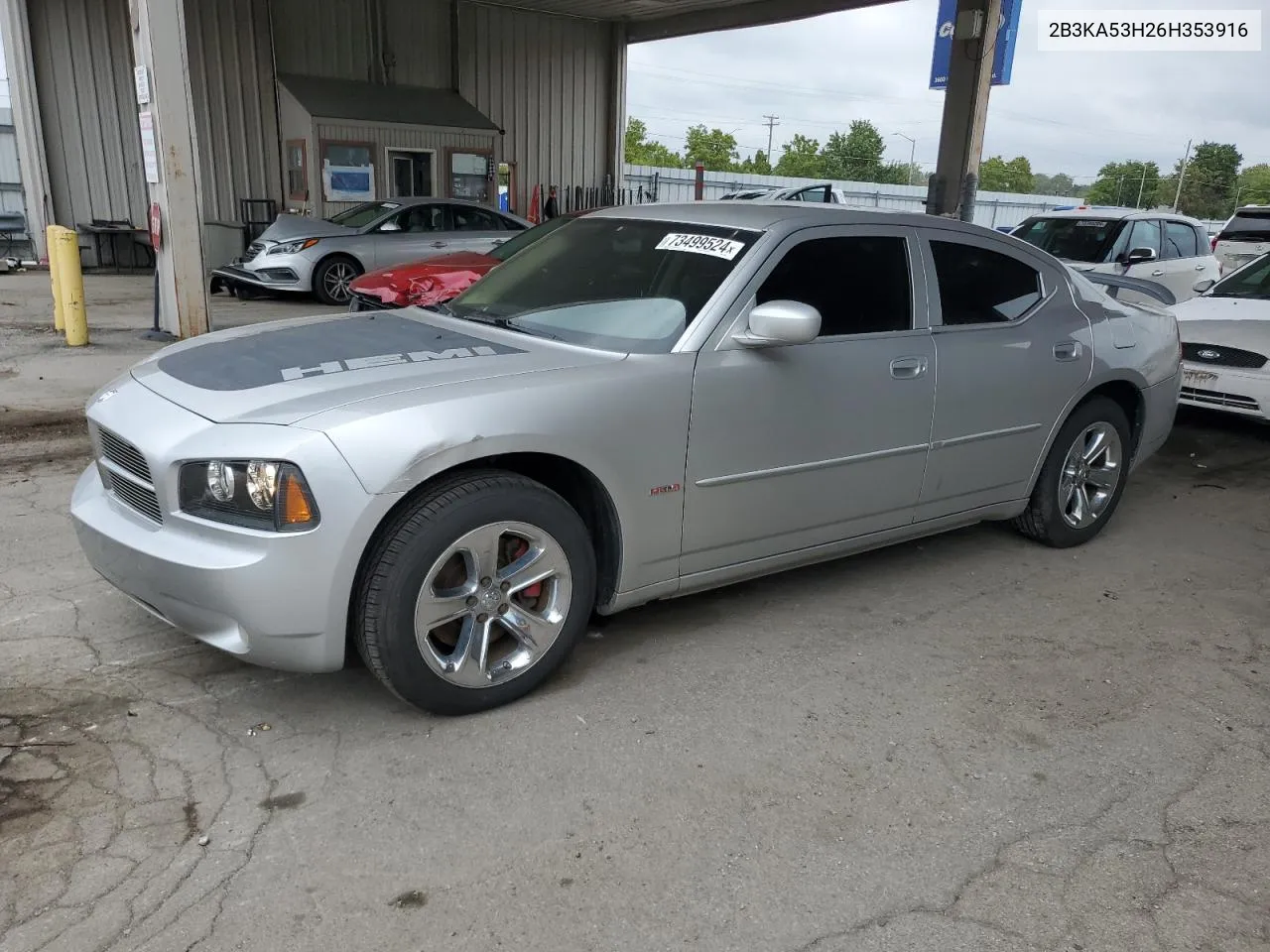 2006 Dodge Charger R/T VIN: 2B3KA53H26H353916 Lot: 73499524